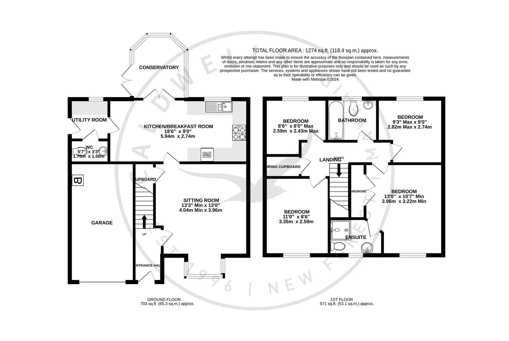 Grayholme, 28, Princess Royal Close, Lymington floorplan