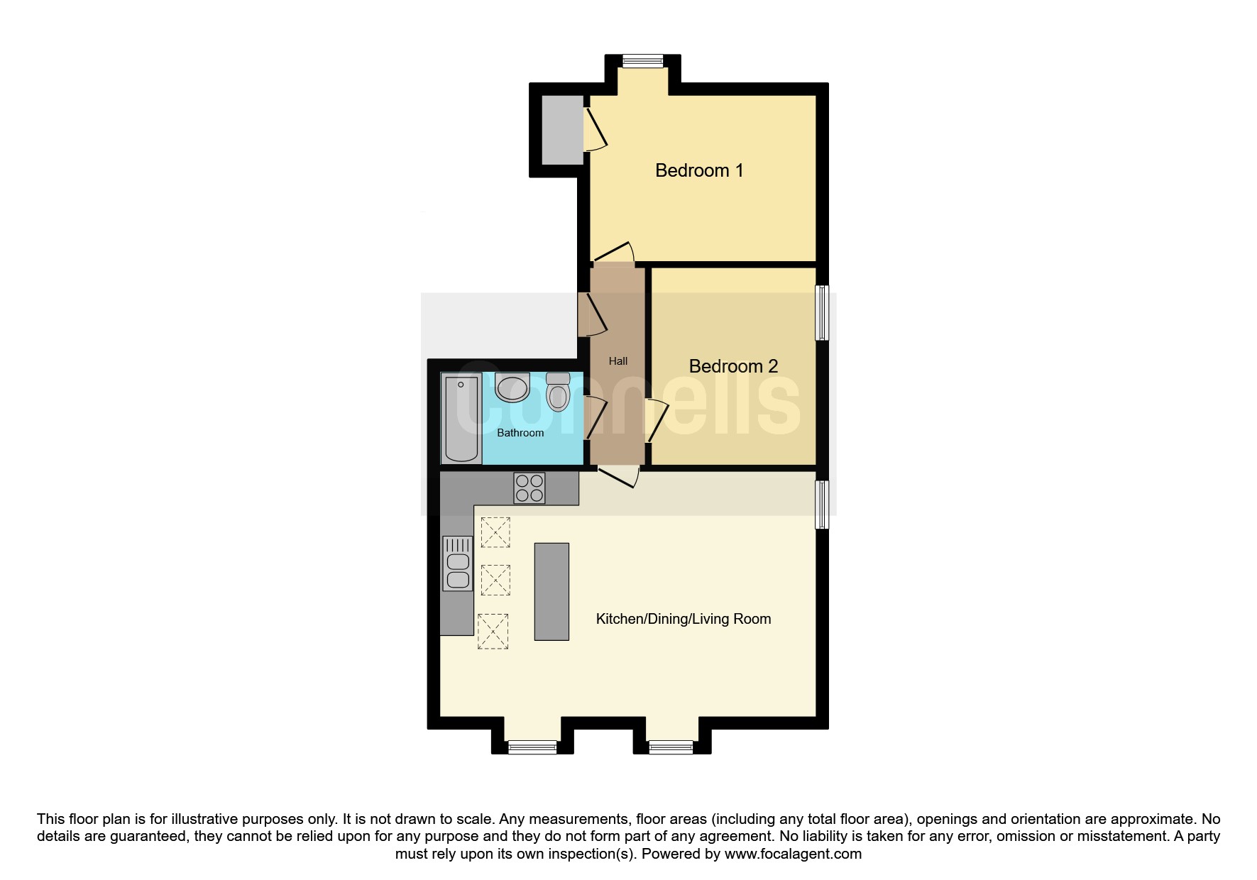 18, Compass Point, 66, Dorchester Road, Weymouth floorplan
