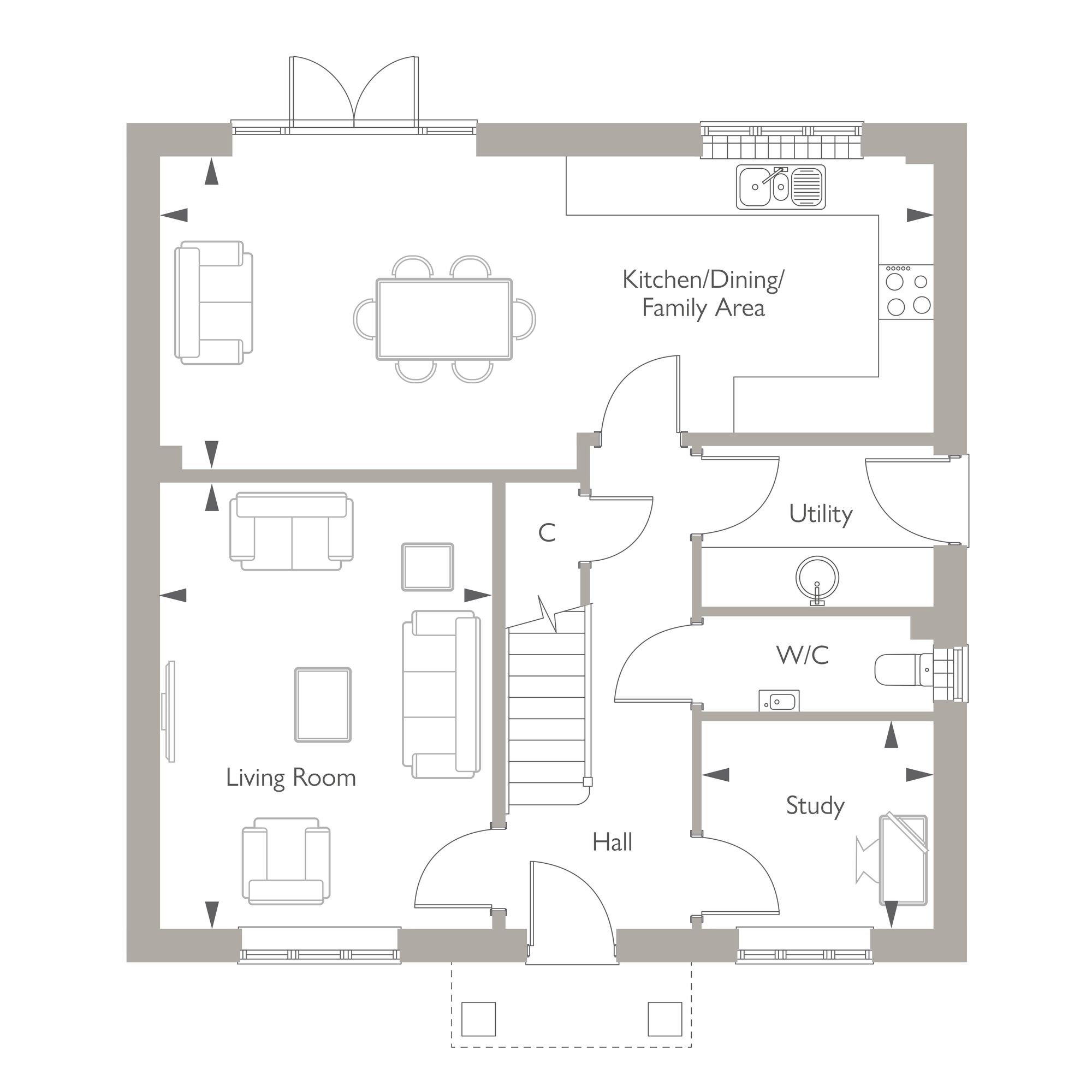 5 Charcoal Close, Cranleigh floorplan
