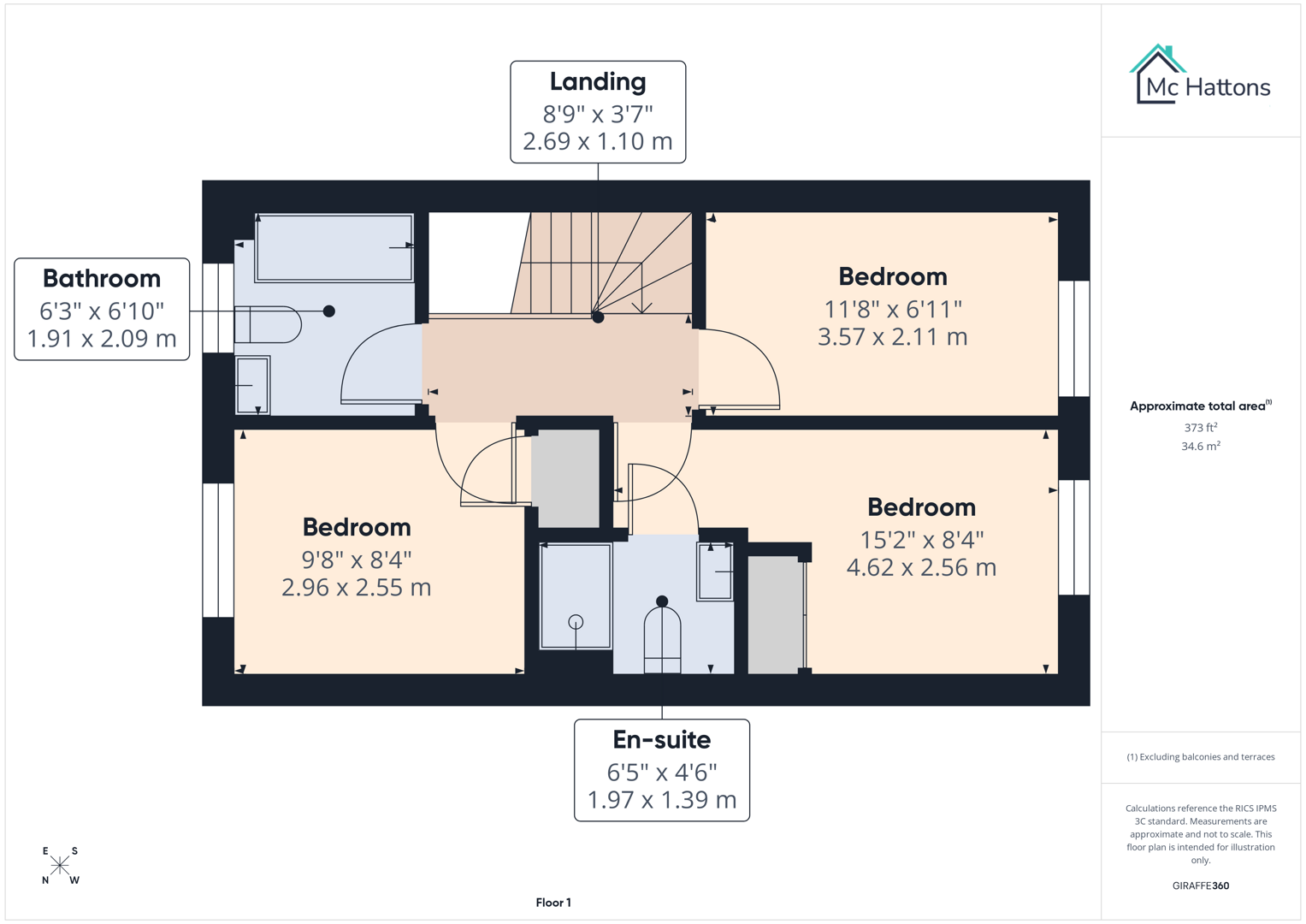 21, Heol Tredwr, Bridgend floorplan