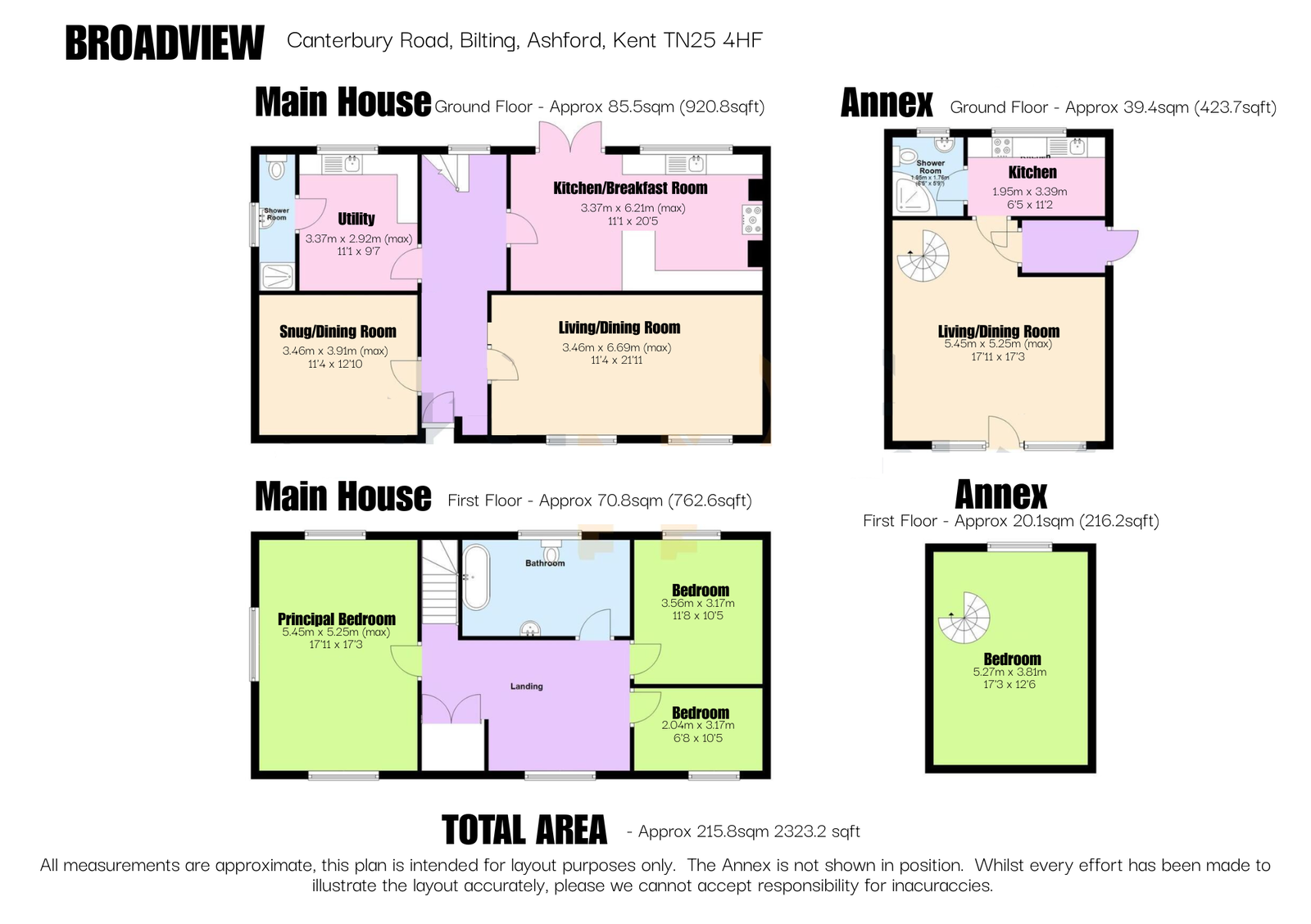 Broadview, Canterbury Road, Ashford floorplan