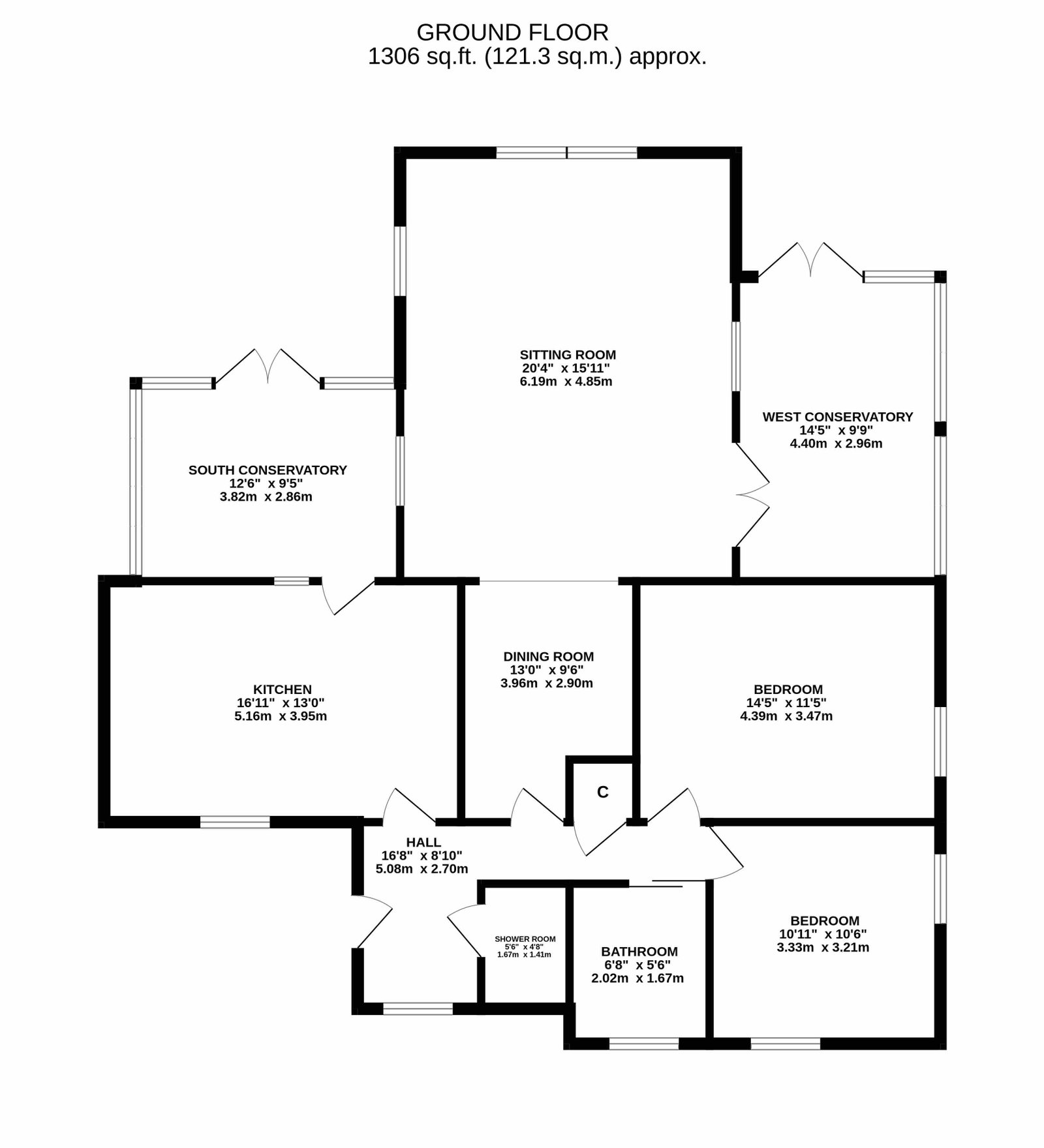 6, Henty Close, Arundel floorplan