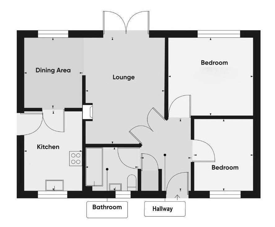 24, The Vineyards, Leven floorplan