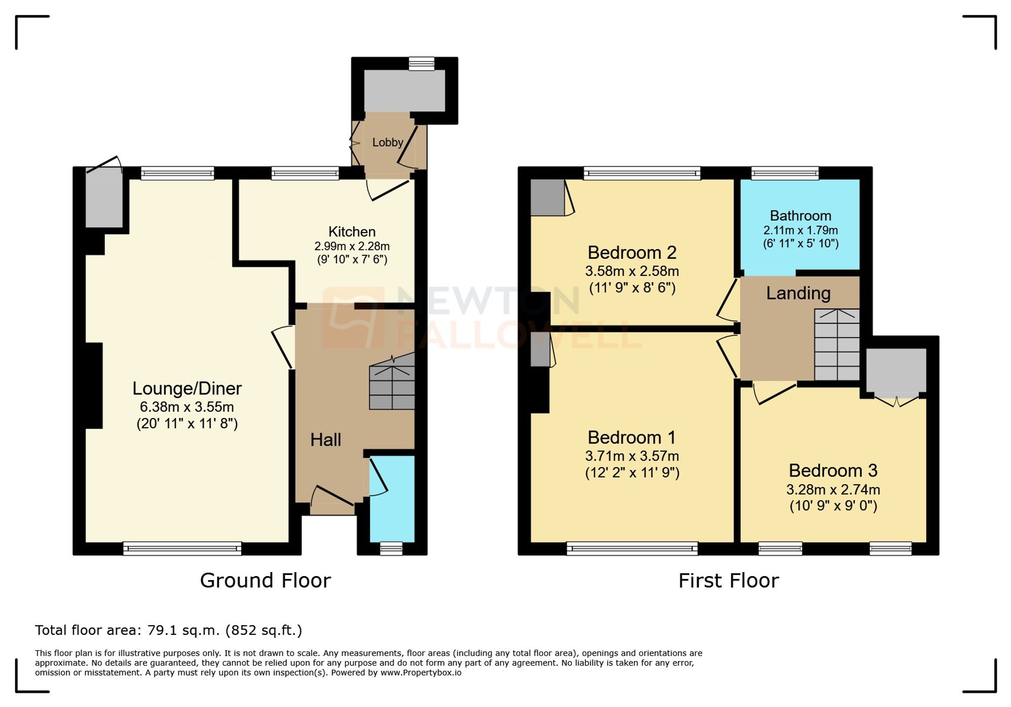 72 Valence Road, Leicester floorplan