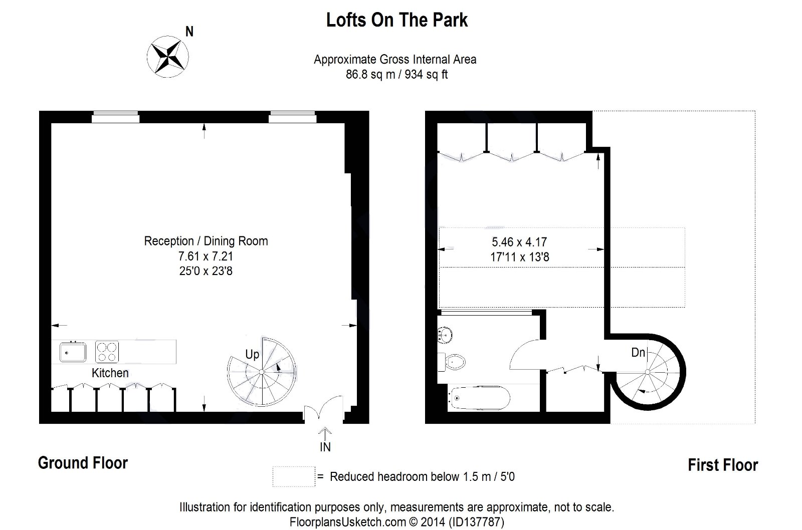 Flat 28, 1, Bramshaw Road, London floorplan
