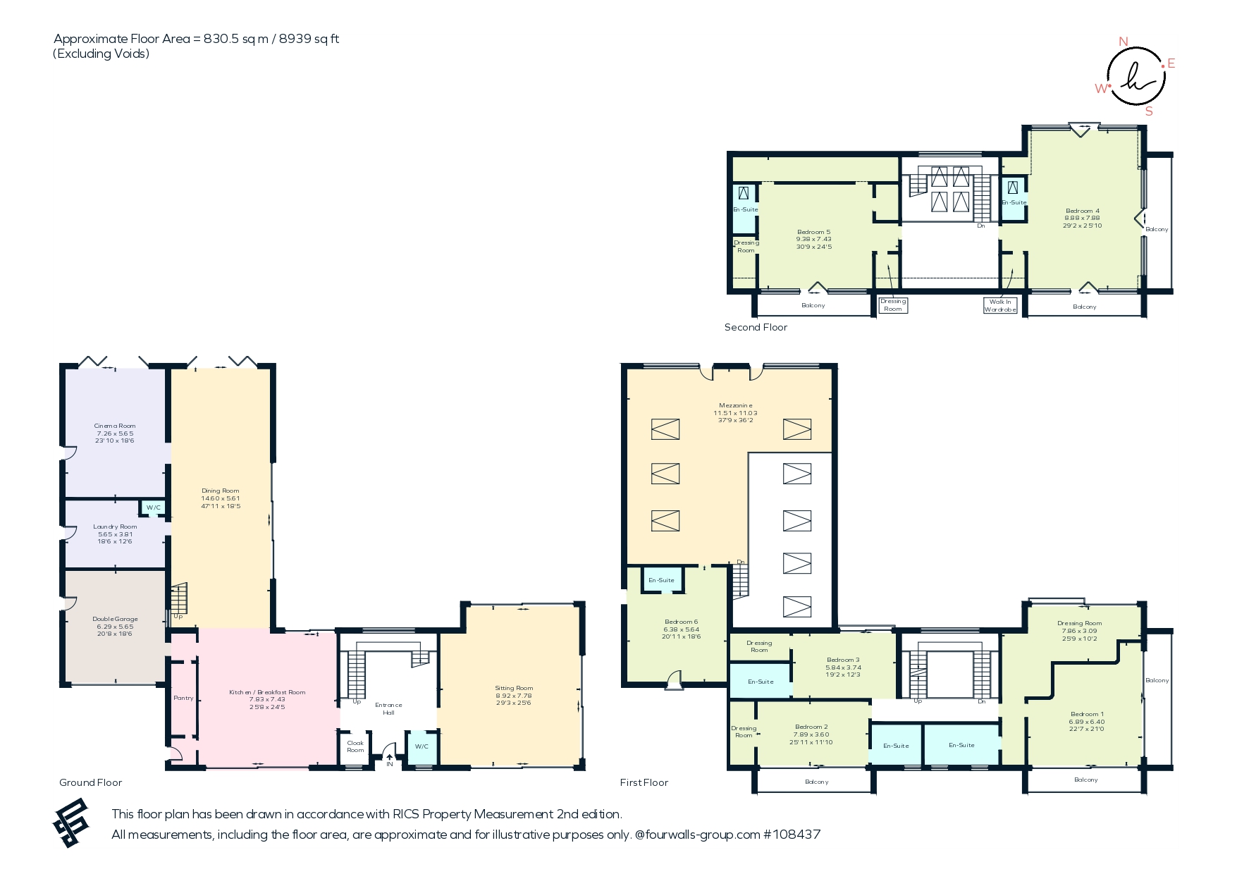 Park Hall, Burnt Farm Ride, Goffs Oak floorplan
