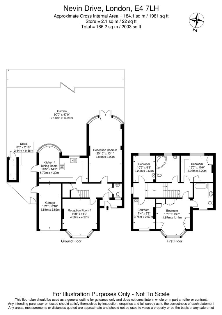 28, Nevin Drive, London floorplan