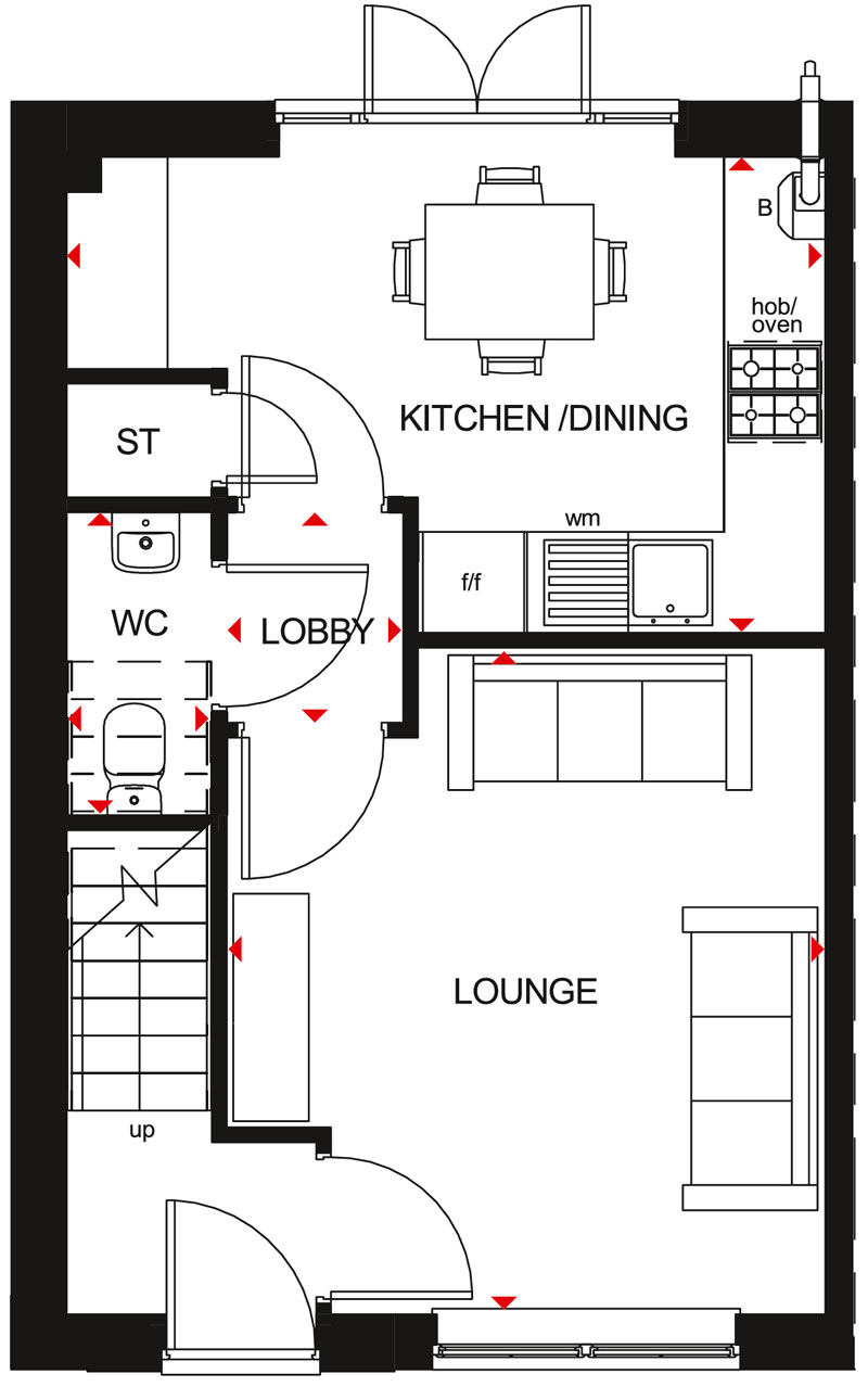 2 Bedrooms Semi-detached house for sale in 