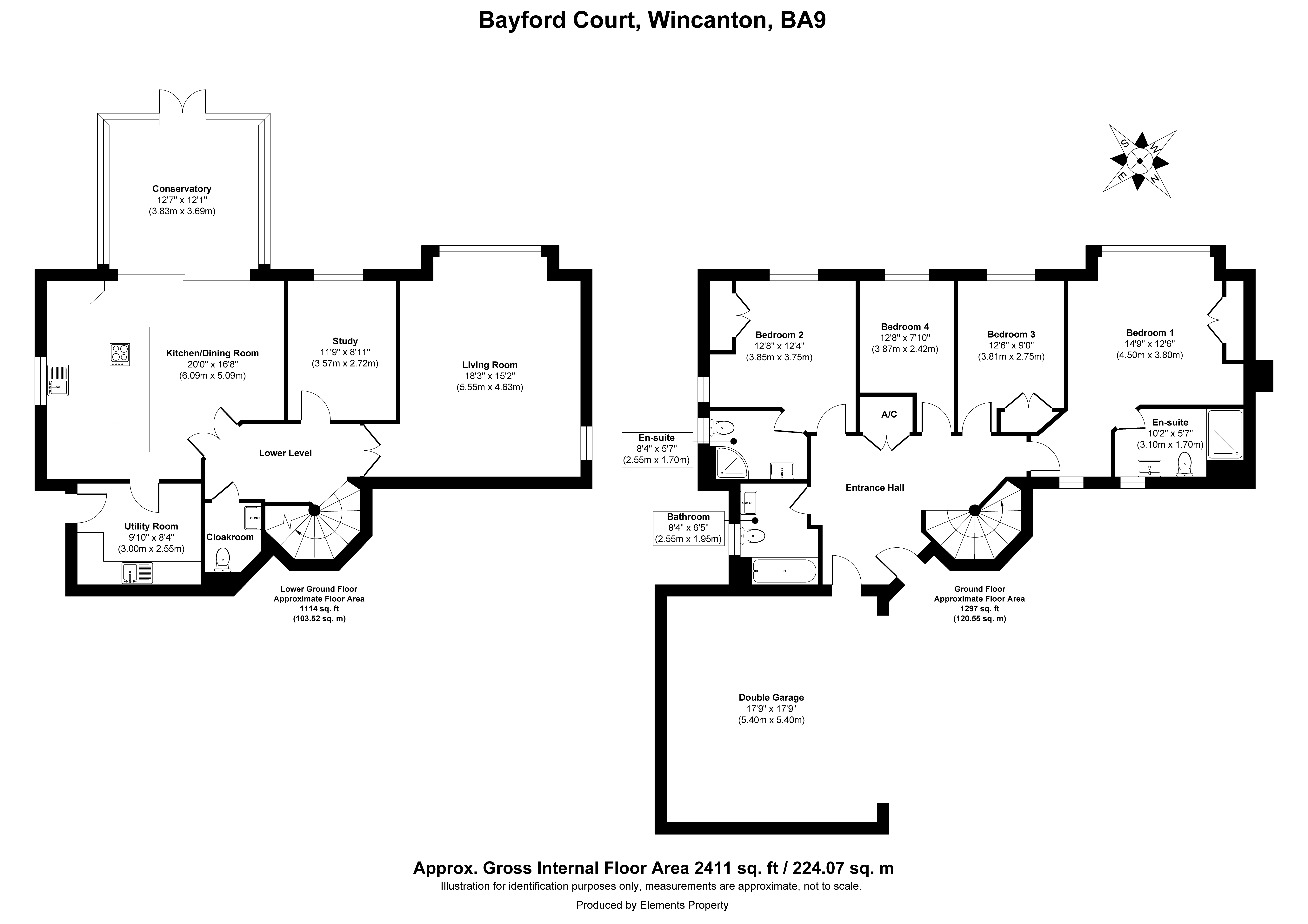 Clearpoint, 2 Bayford Court, Bayford Hill, Somerset floorplan