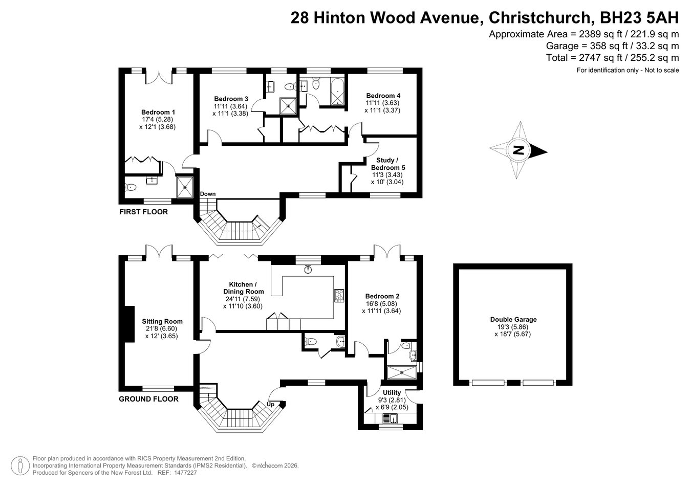 28, Hinton Wood Avenue, Christchurch floorplan