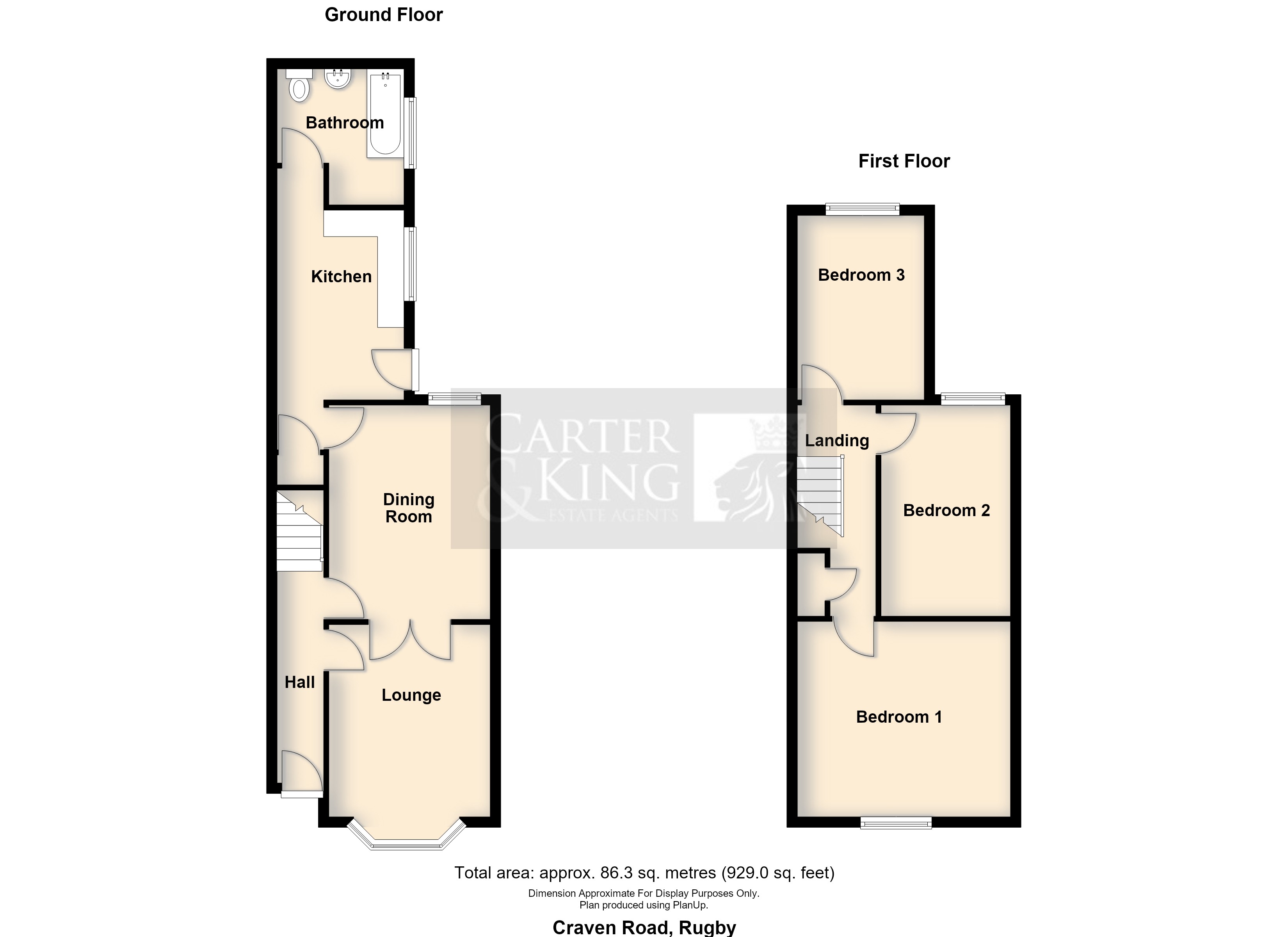 23, Craven Road, Rugby floorplan