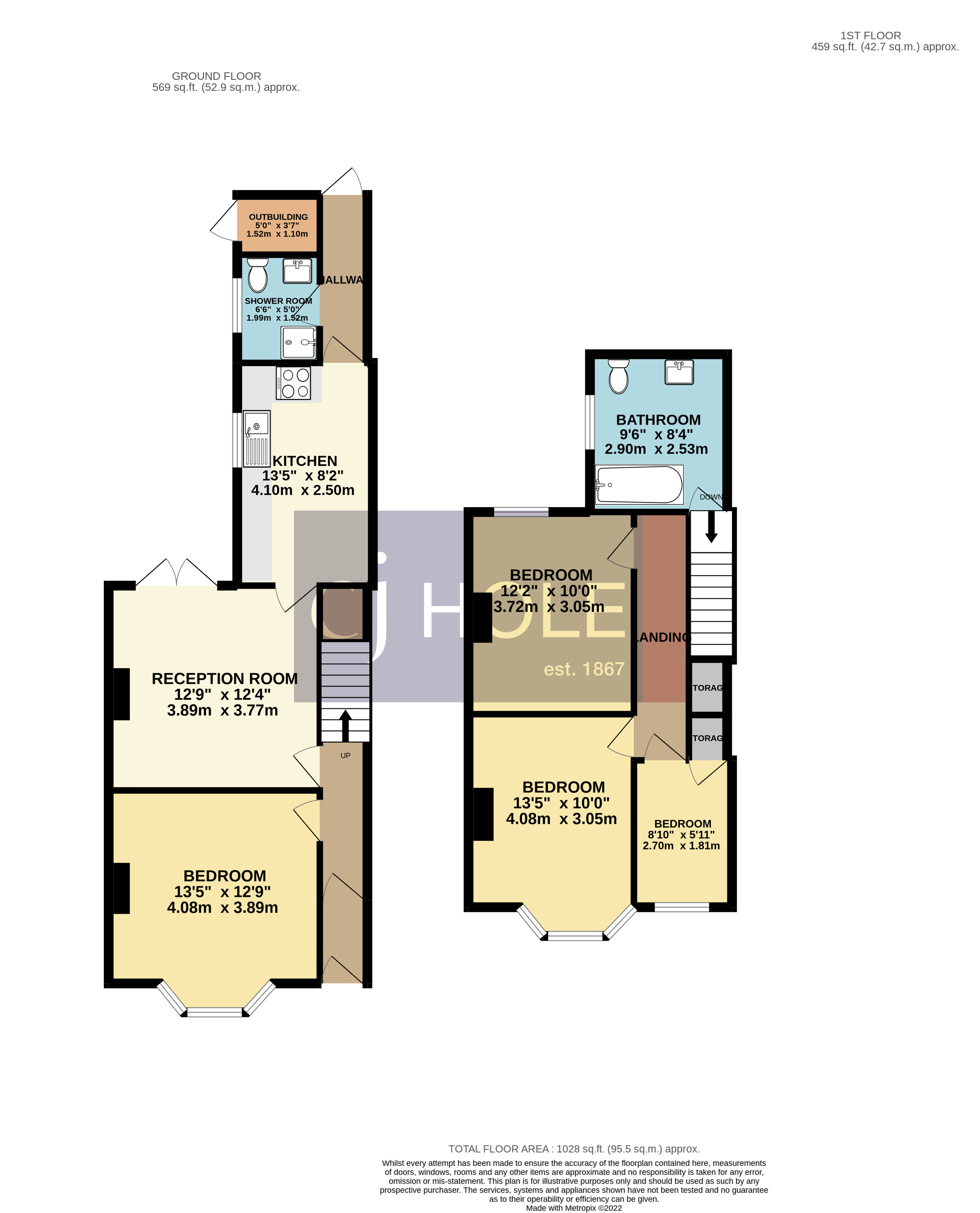 16, Hanham Road, Bristol floorplan