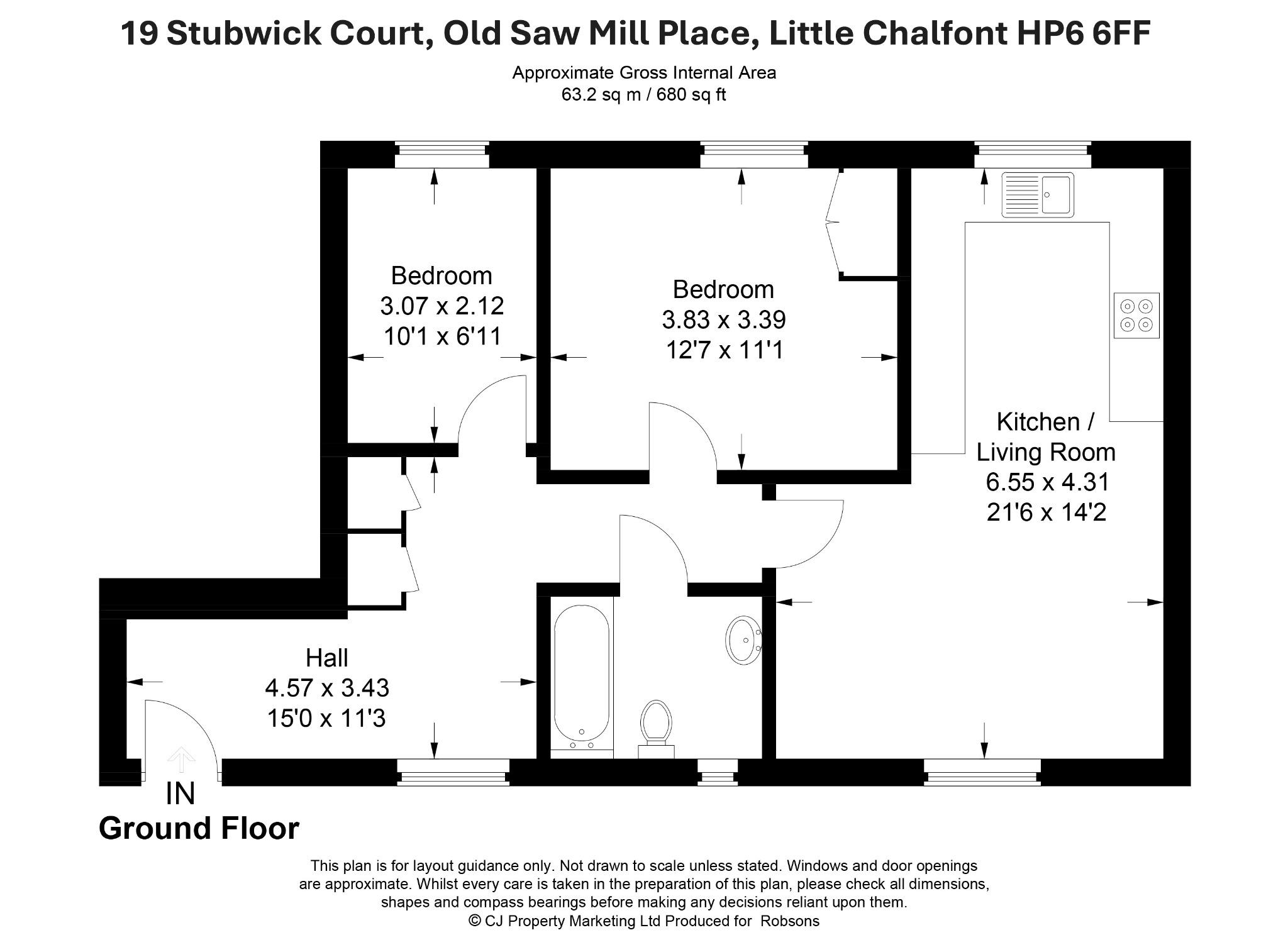 19 Stubwick Court, Old Saw Mill Place, Little Chalfont floorplan
