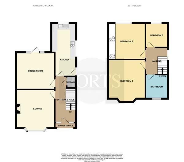 258, Bilton Road, Rugby floorplan
