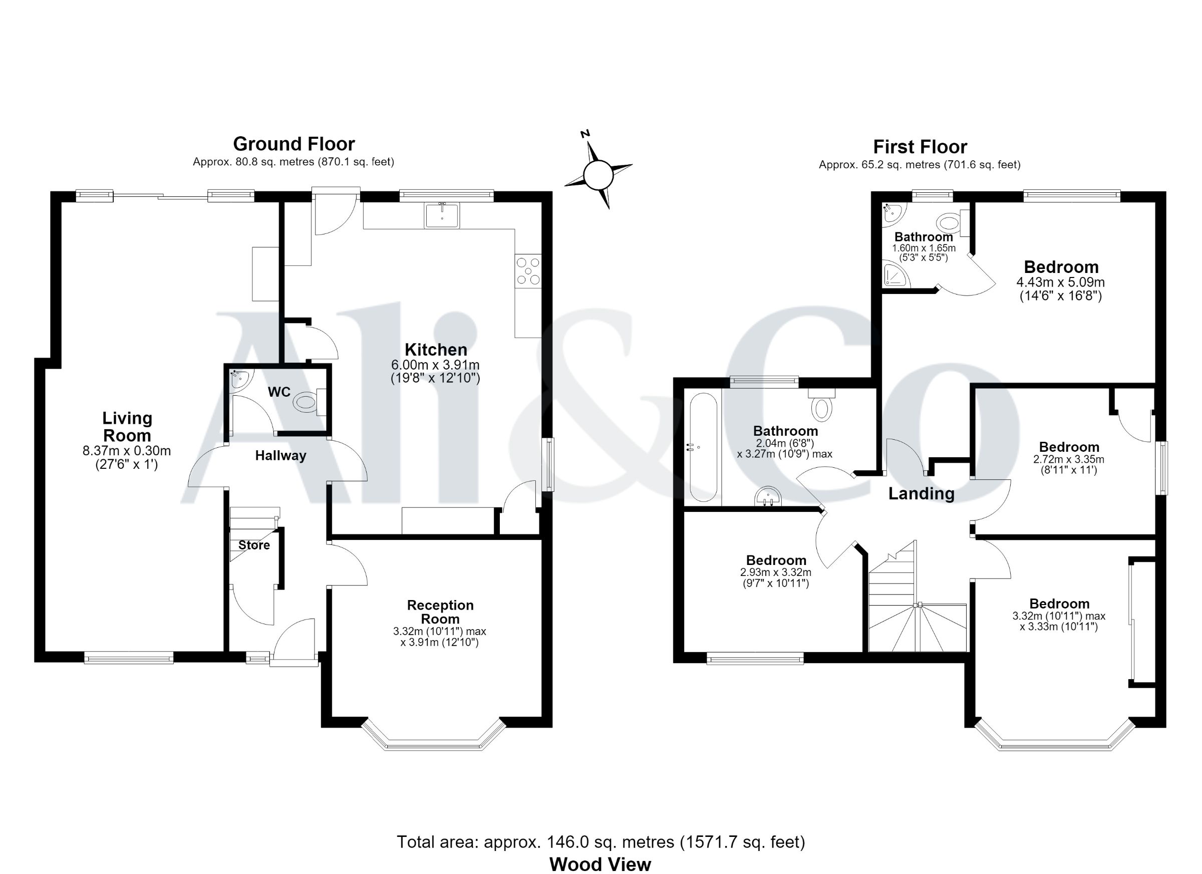 9 Wood View, Grays floorplan