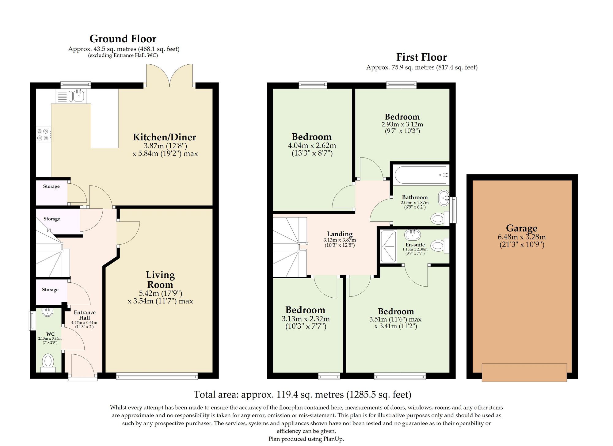 6 Fairhead Way, Thetford floorplan