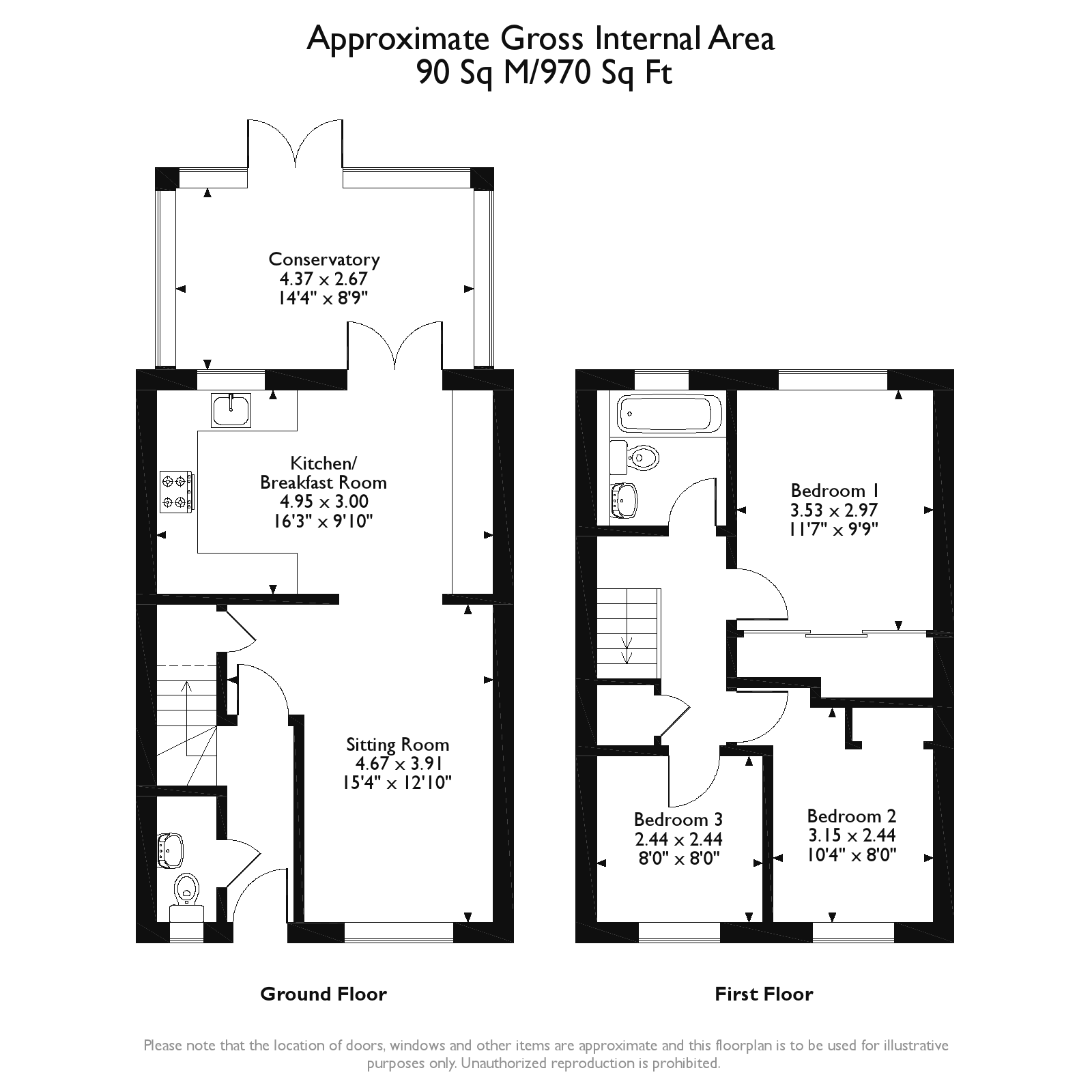 3 Bedrooms End terrace house to rent in Old School Mews, Weybridge KT13