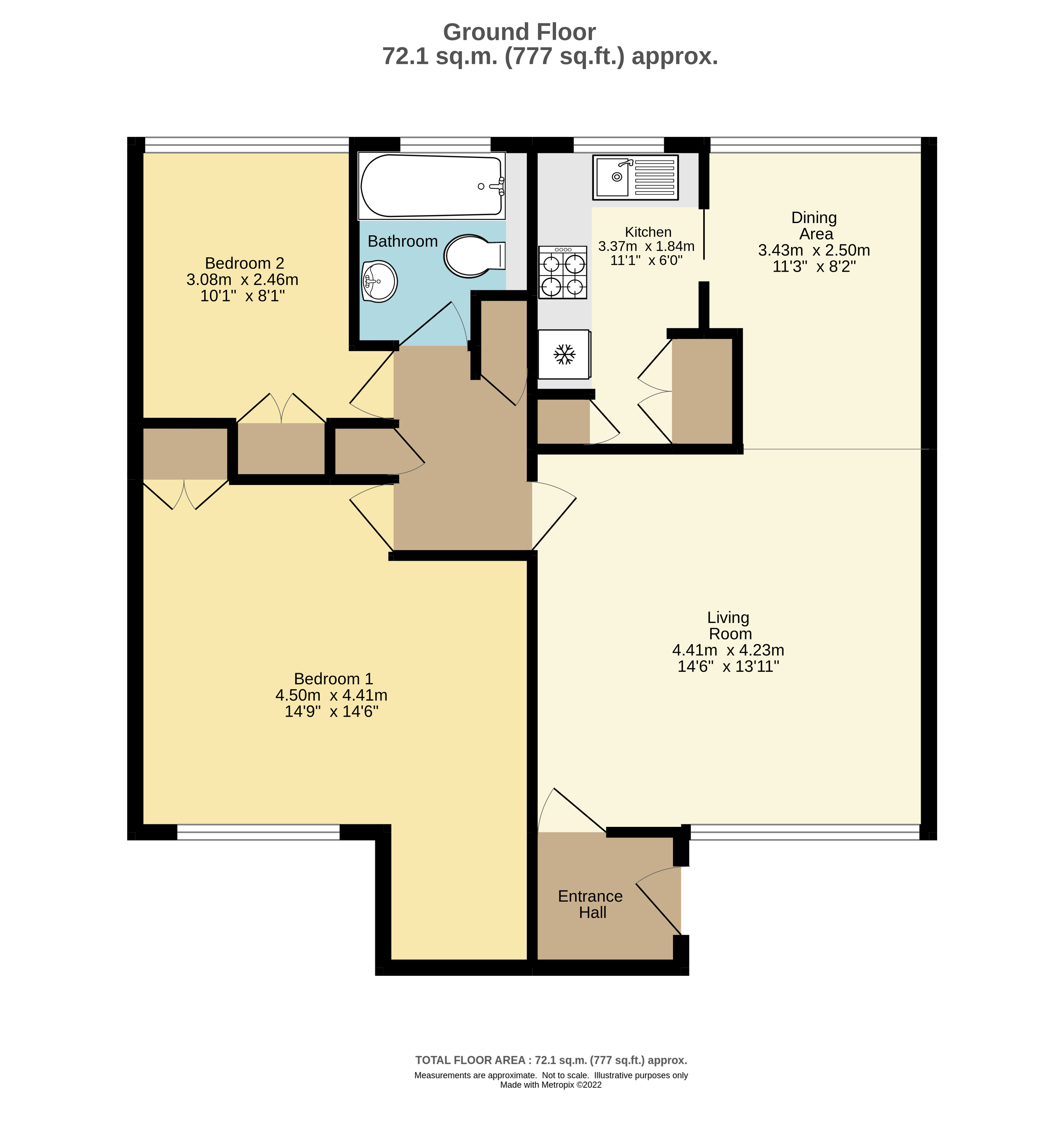 1 Burlington Lodge, 32, Lubbock Road, Chislehurst floorplan