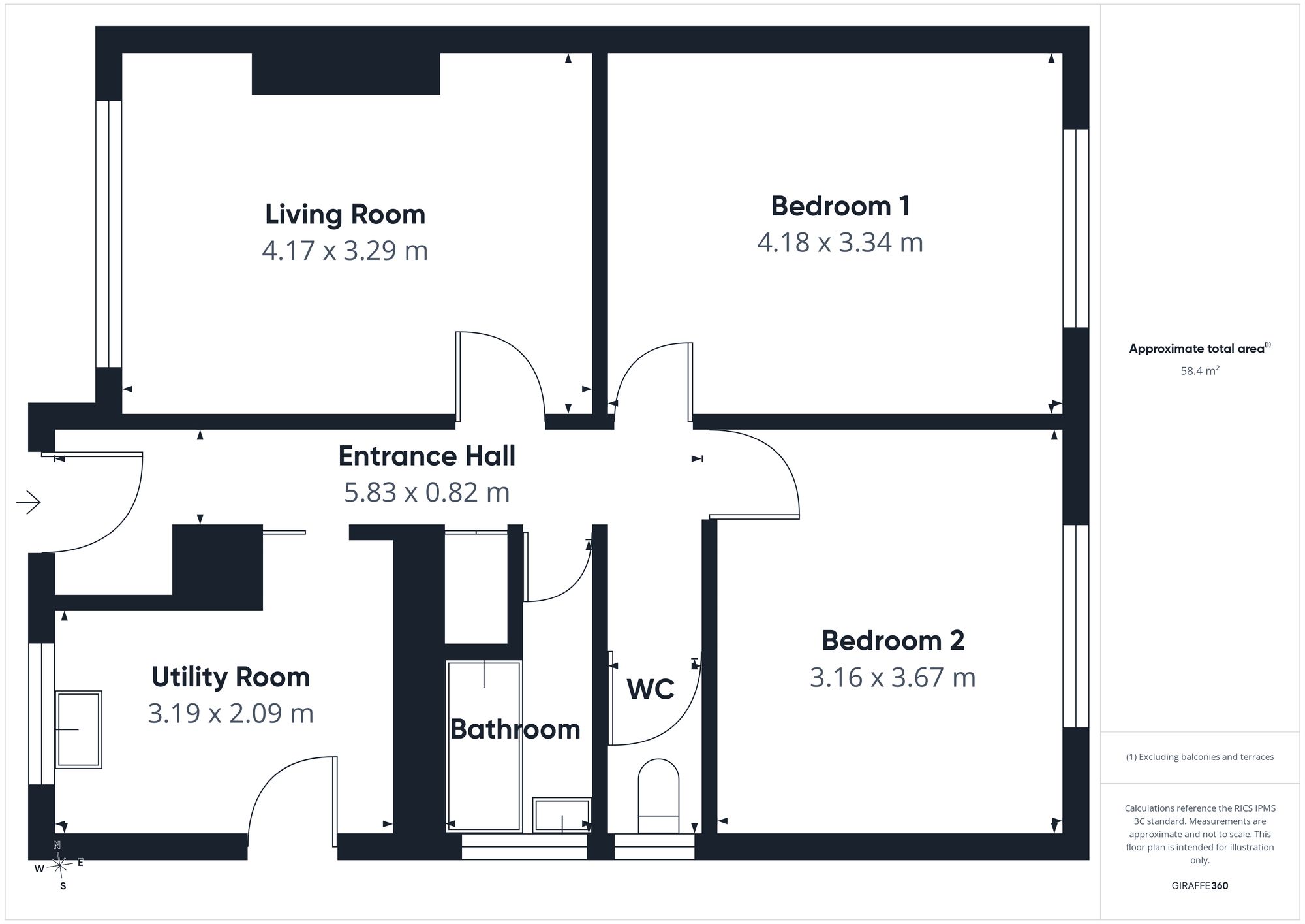 79 Brookside Avenue, Polegate floorplan