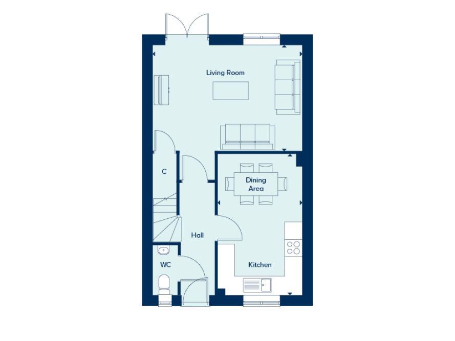 409, St Mary's Grove, Nailsea floorplan