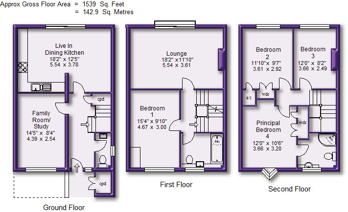 4 Bedrooms Town house for sale in Ash Grove, Bowdon, Altrincham WA14