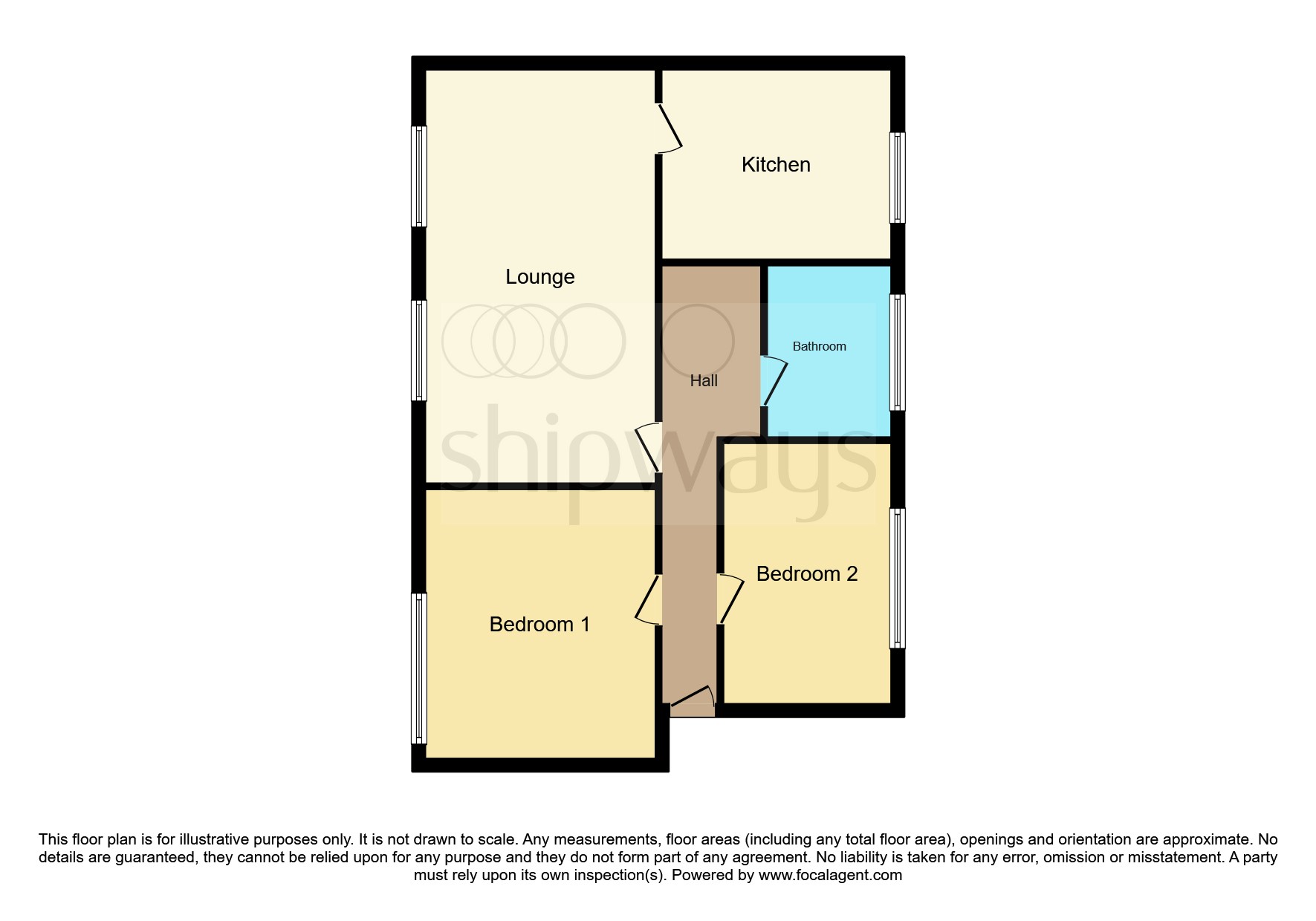 Flat 6, 1, Lydd Croft, Birmingham floorplan