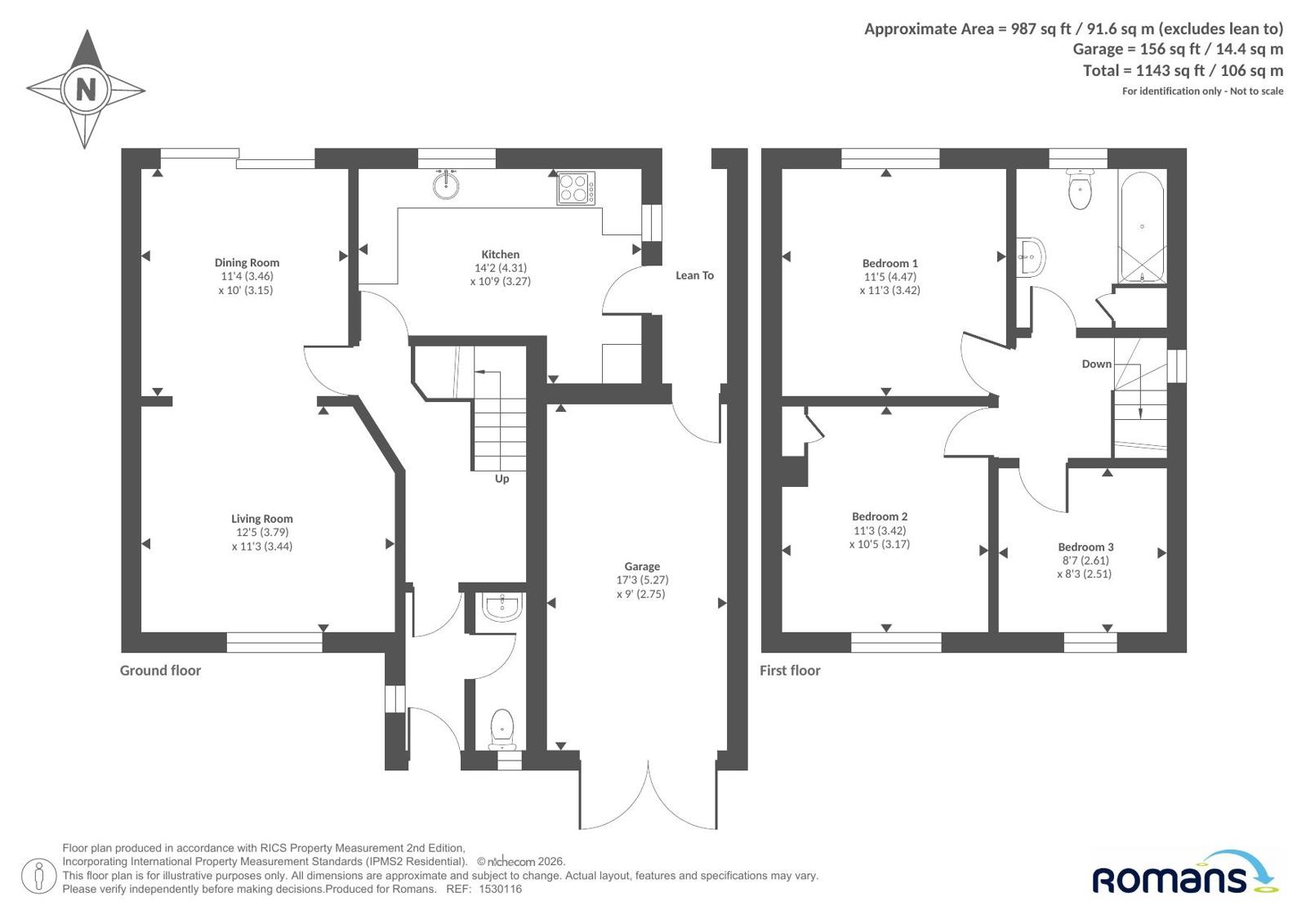 134, Antrim Road, Reading floorplan