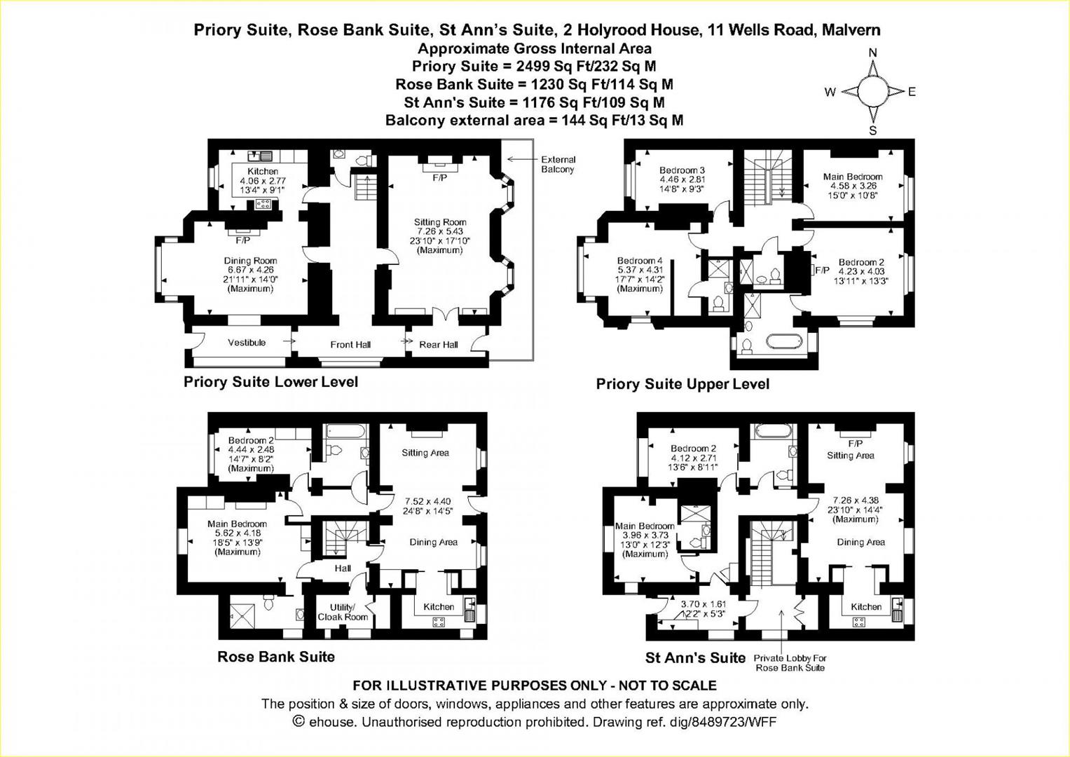 Wells Road, Malvern, Worcestershire WR14, 2 bedroom flat for sale 61450588 PrimeLocation