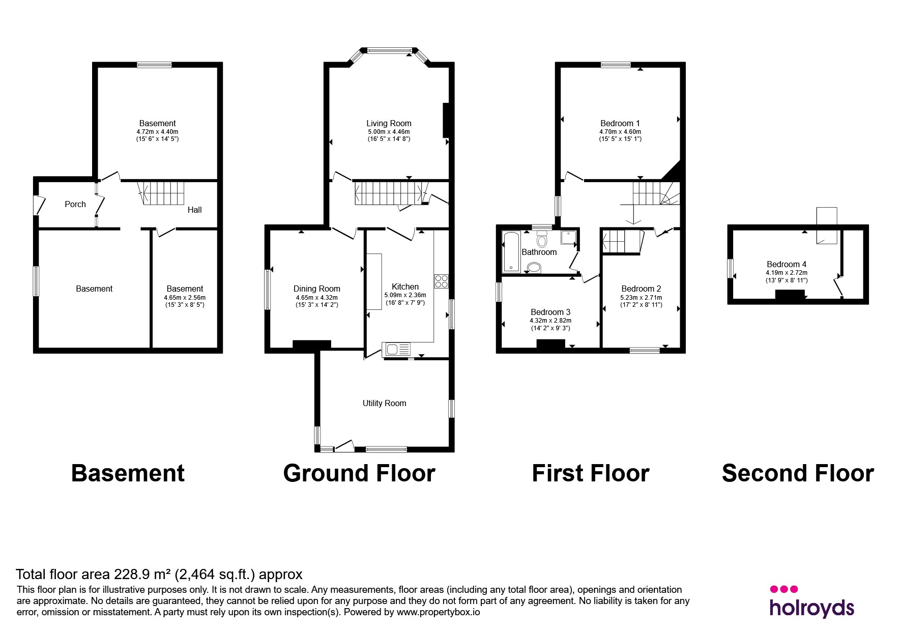 64, Green Head Lane, Keighley floorplan