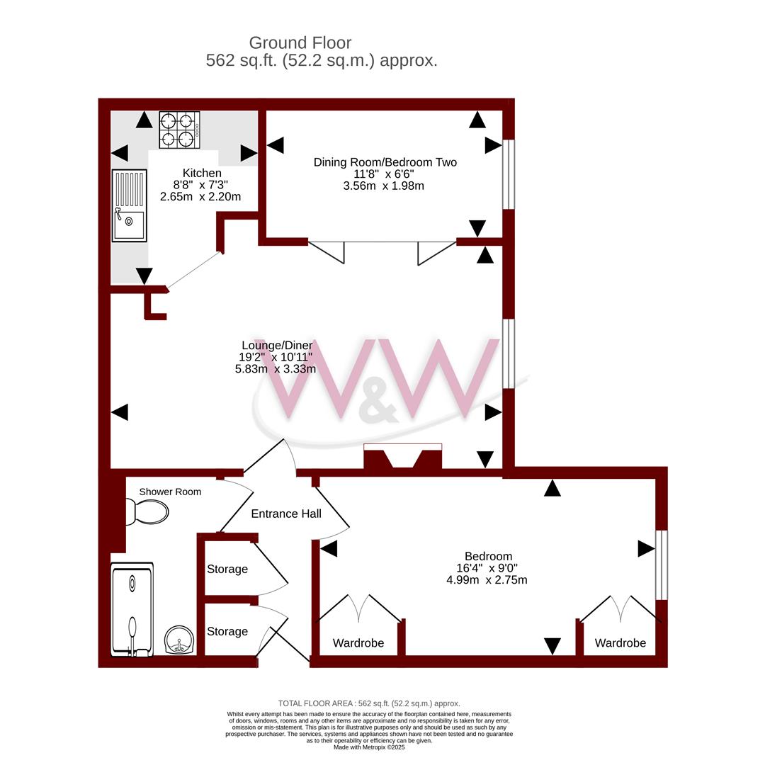 Flat 9 Village Gate, 1, Southampton Hill, Titchfield floorplan