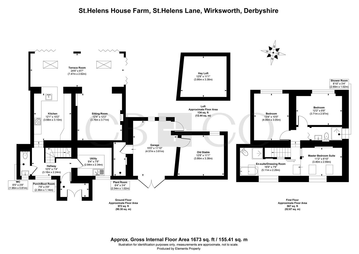 St Helens House Farm, St. Helen's Lane, Matlock floorplan