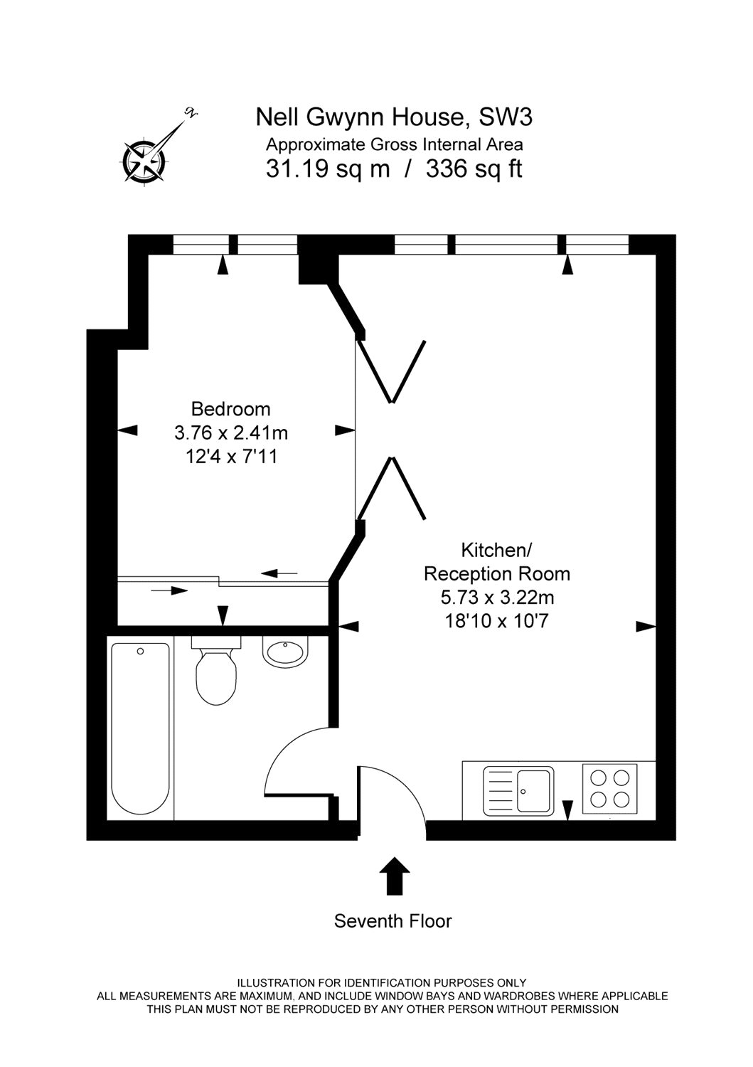 1 Bedrooms Flat to rent in Sloane Avenue, Chelsea SW3