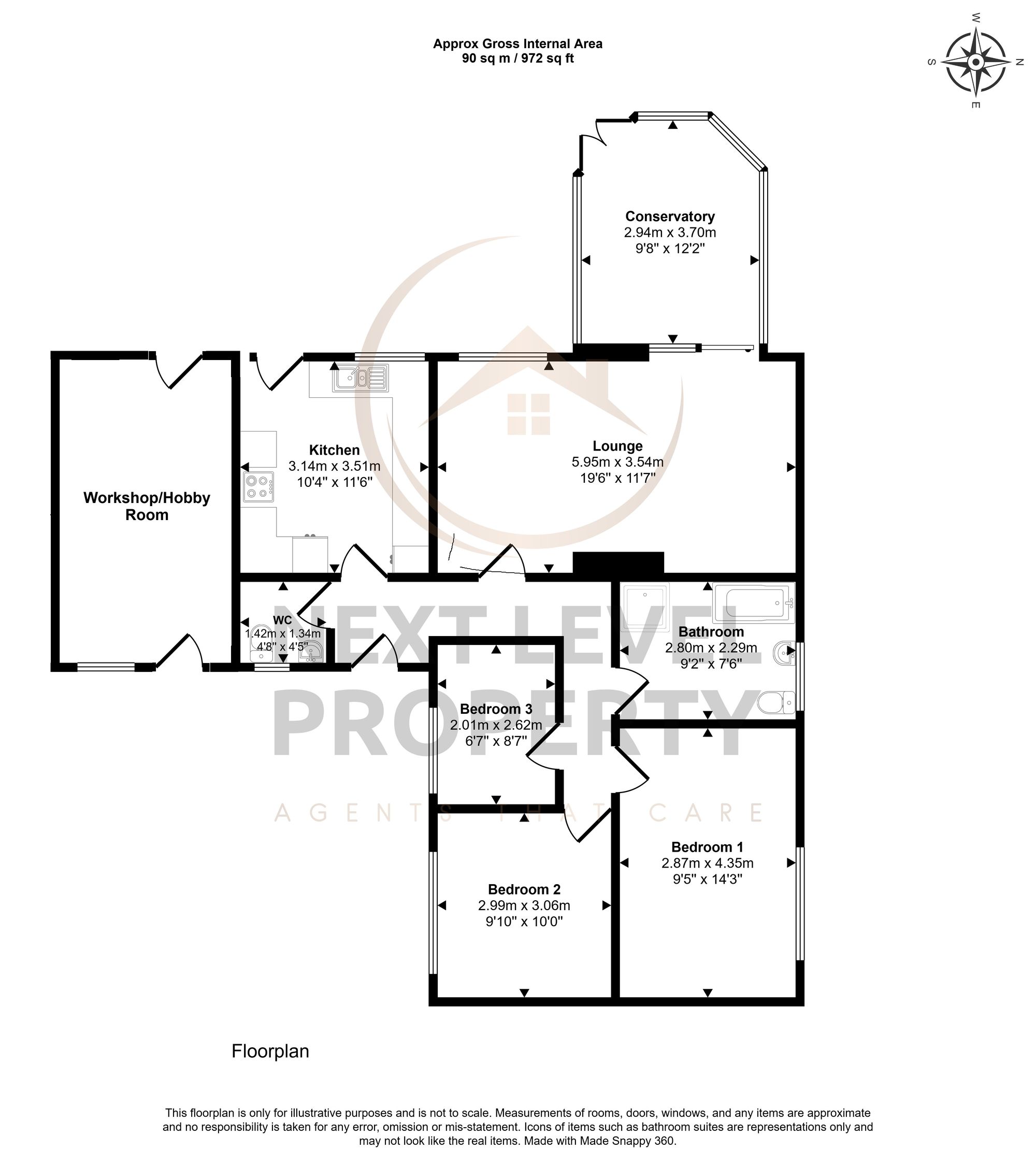 75 High Road, Wisbech floorplan