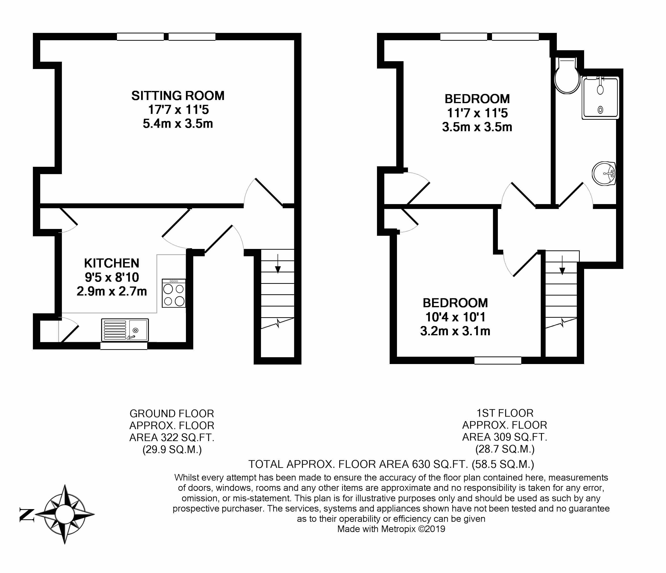 2 Bedrooms Flat for sale in Old Orchard Cottages, Walcot Street, Bath BA1