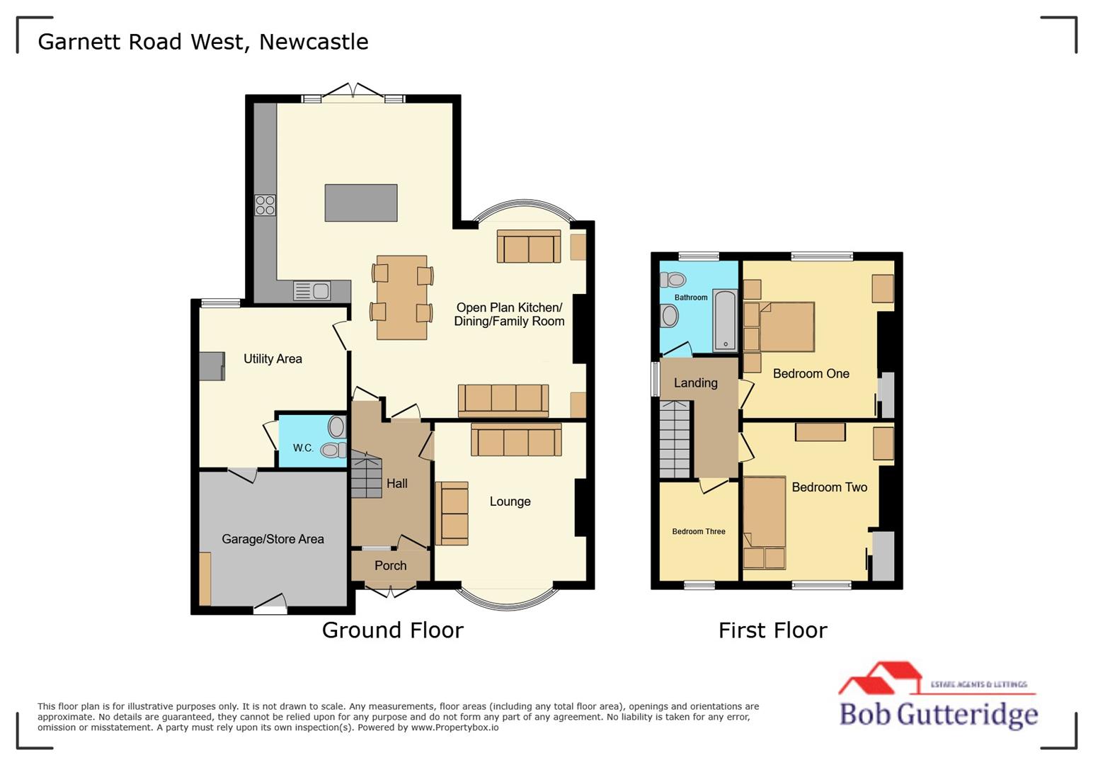 29, Garnett Road West, Newcastle floorplan