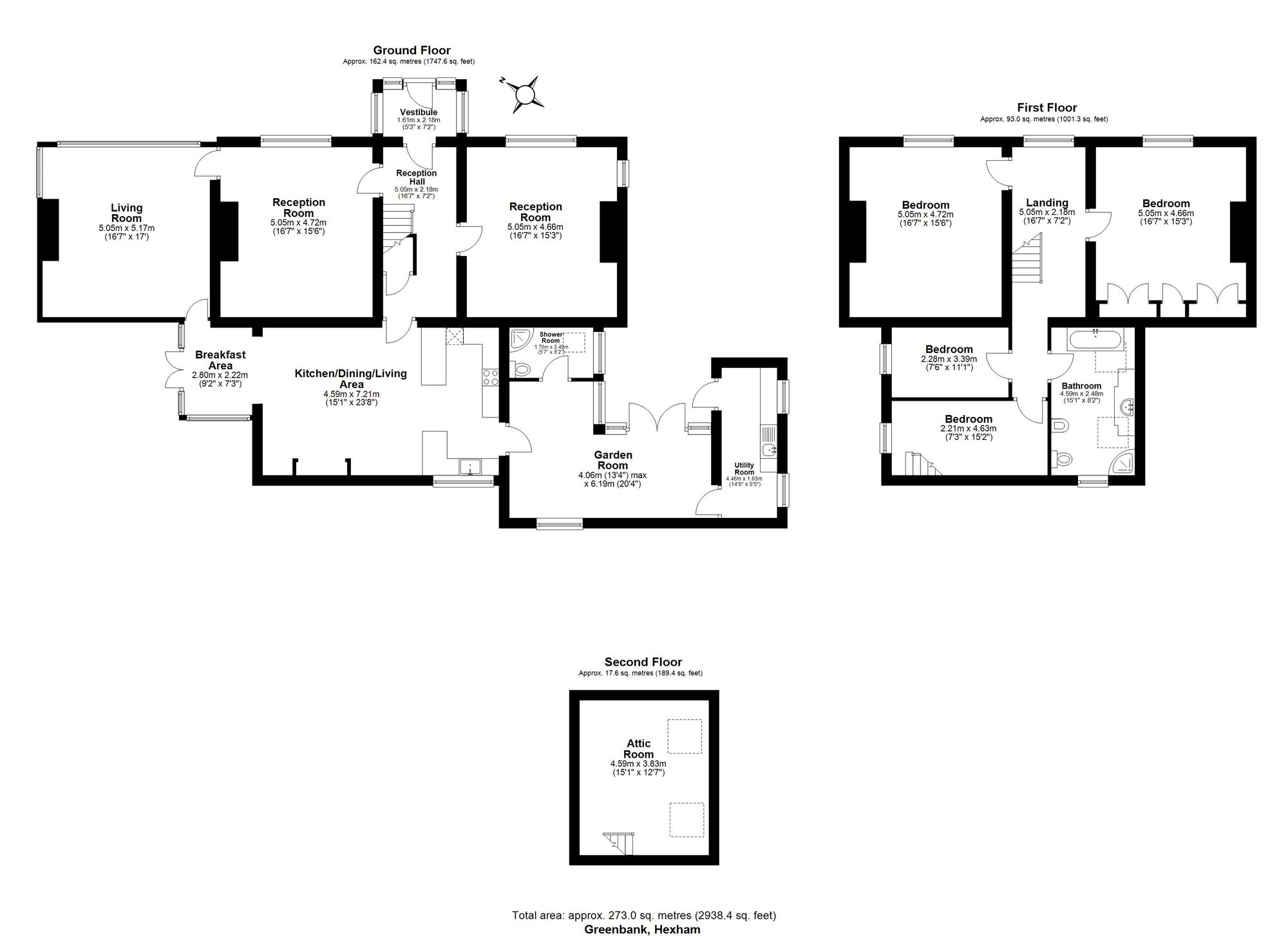 Greenbank Aydon Road, Corbridge floorplan