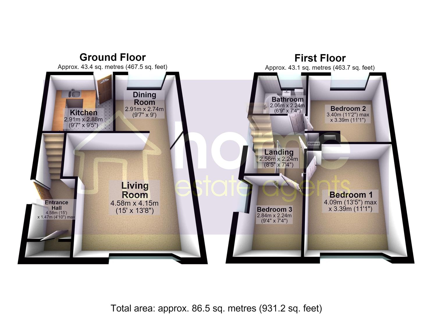 5, High Bank Avenue, Stalybridge floorplan