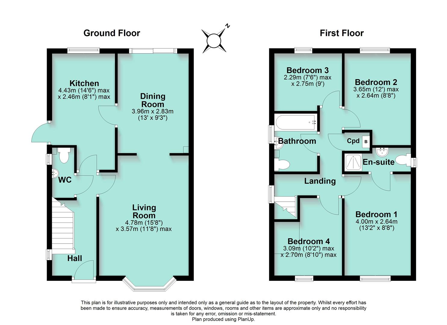 47, Duke Street, Wellingborough floorplan