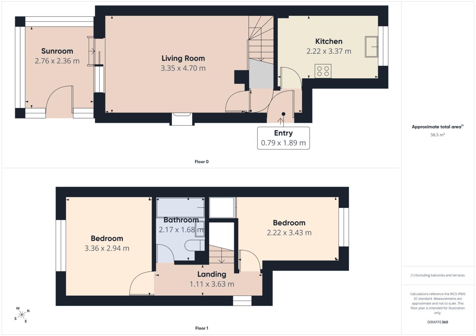 64, Cornwall Road, Bingley floorplan