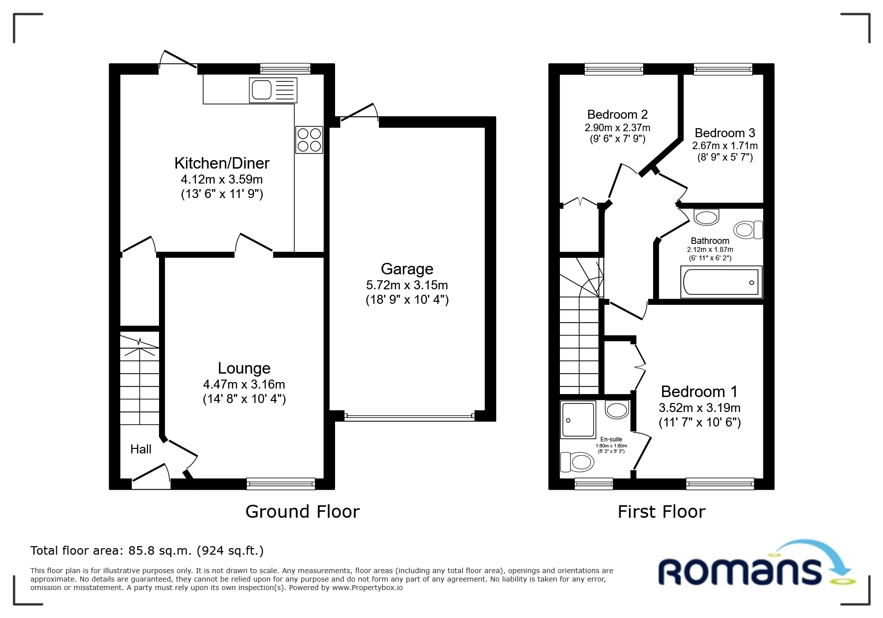 11, Thorburn Chase, Sandhurst floorplan