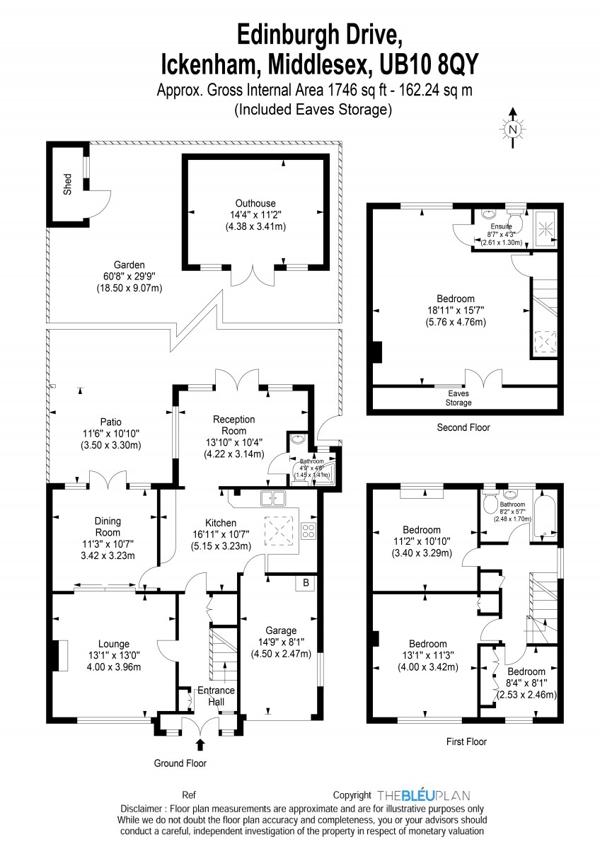 4 Bedrooms Semi-detached house for sale in Edinburgh Drive, Ickenham UB10