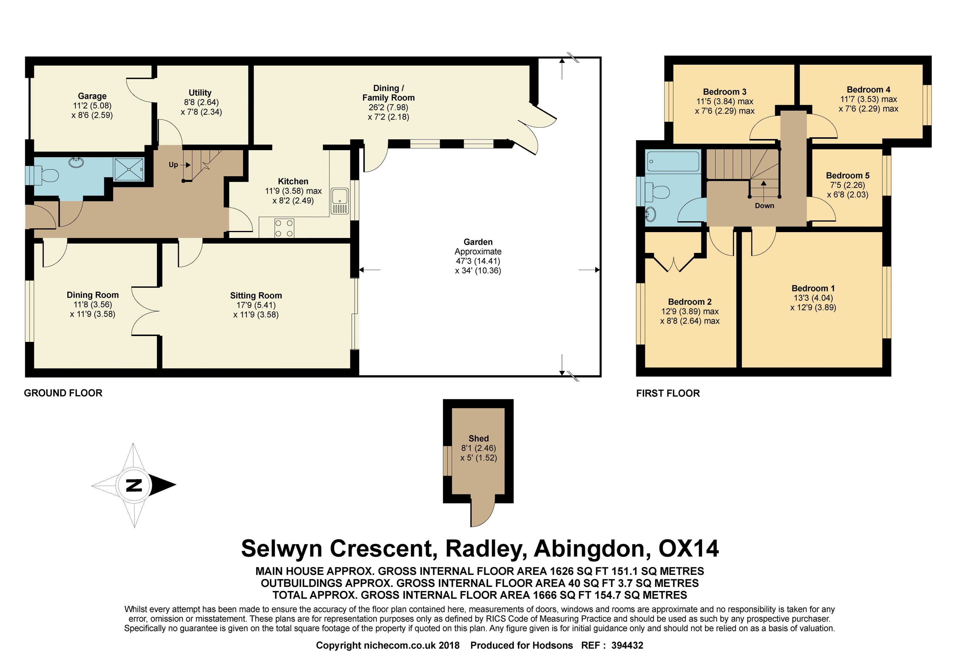 5 Bedrooms Detached house for sale in Selwyn Crescent, Radley, Abingdon OX14