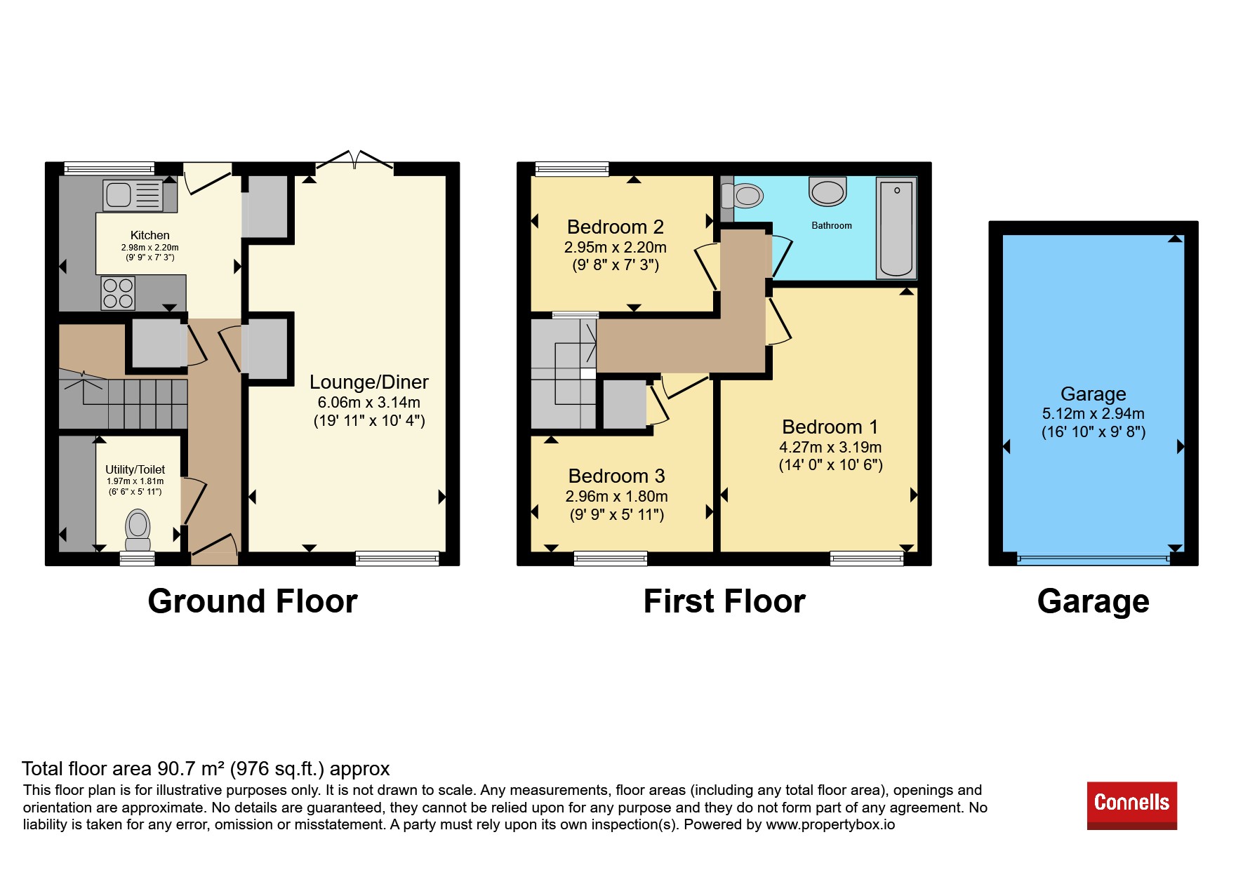 Defoe Close, Plymouth floorplan