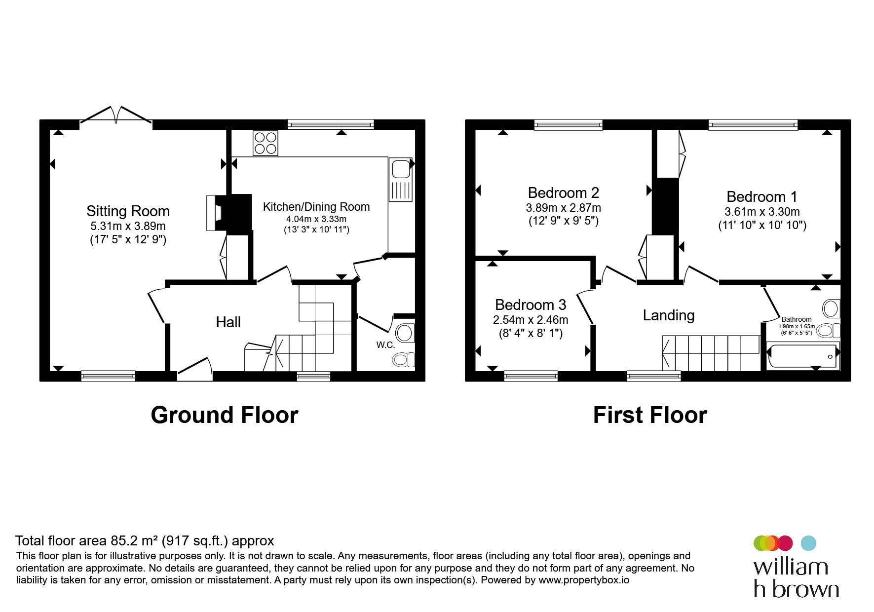 16, Castle Cottages, Hunstanton floorplan