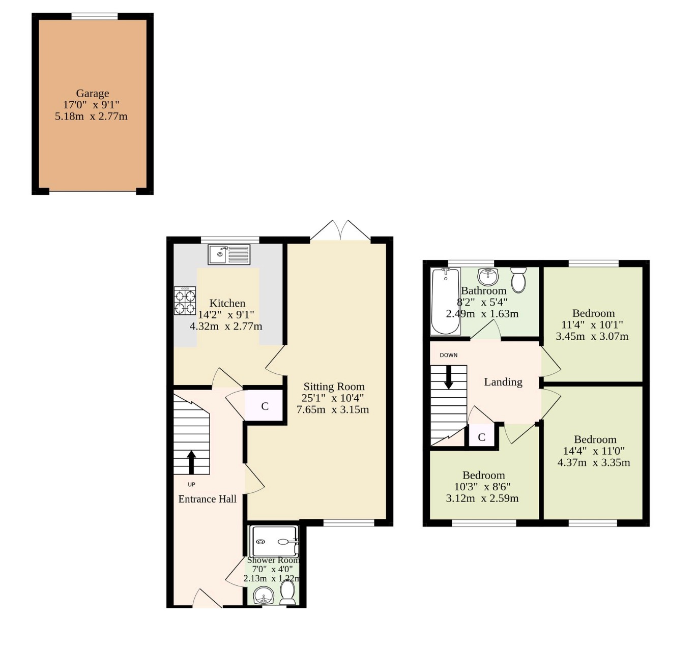 2 Pond House Estate, Sutton, Norfolk floorplan