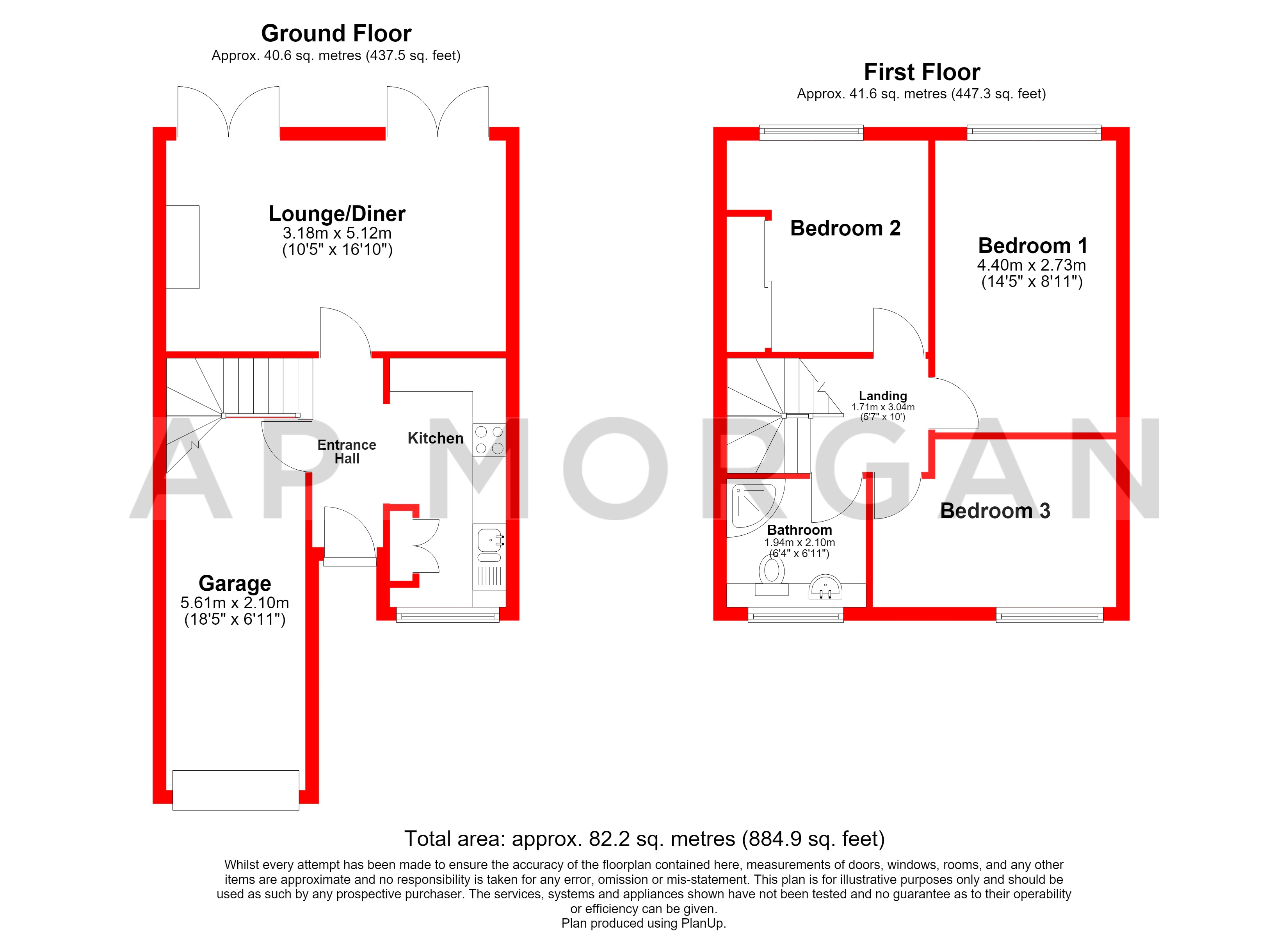 87, Grosvenor Way, Dudley floorplan