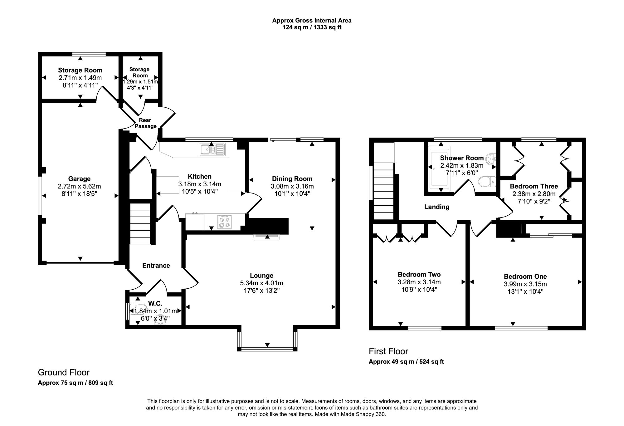 3 The Retreat, Bridgend floorplan