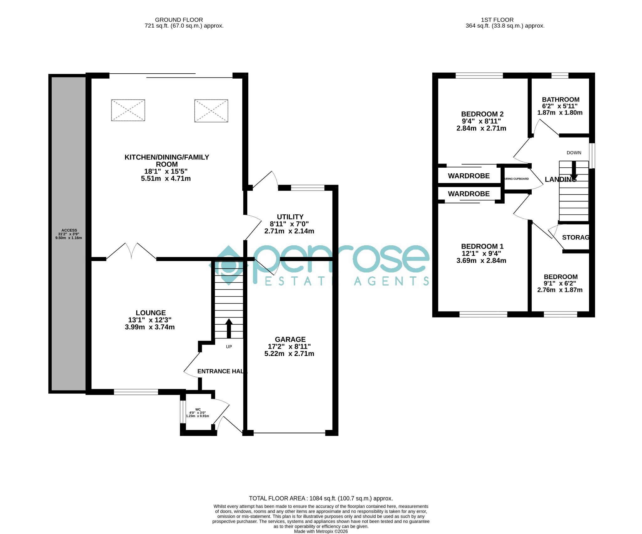 26, Thetford Gardens, Luton floorplan