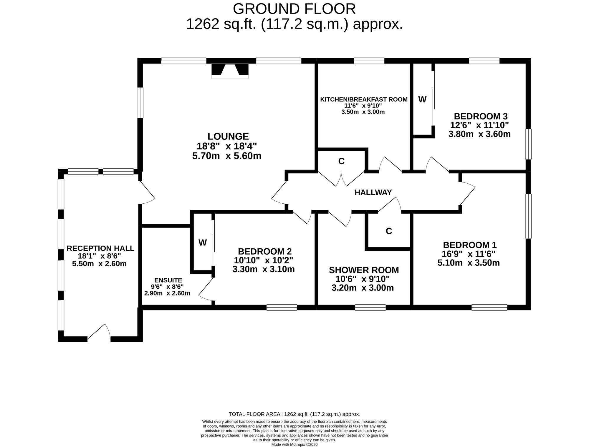 13 Allanwater Apts, Bridge Of Allan, Stirling floorplan