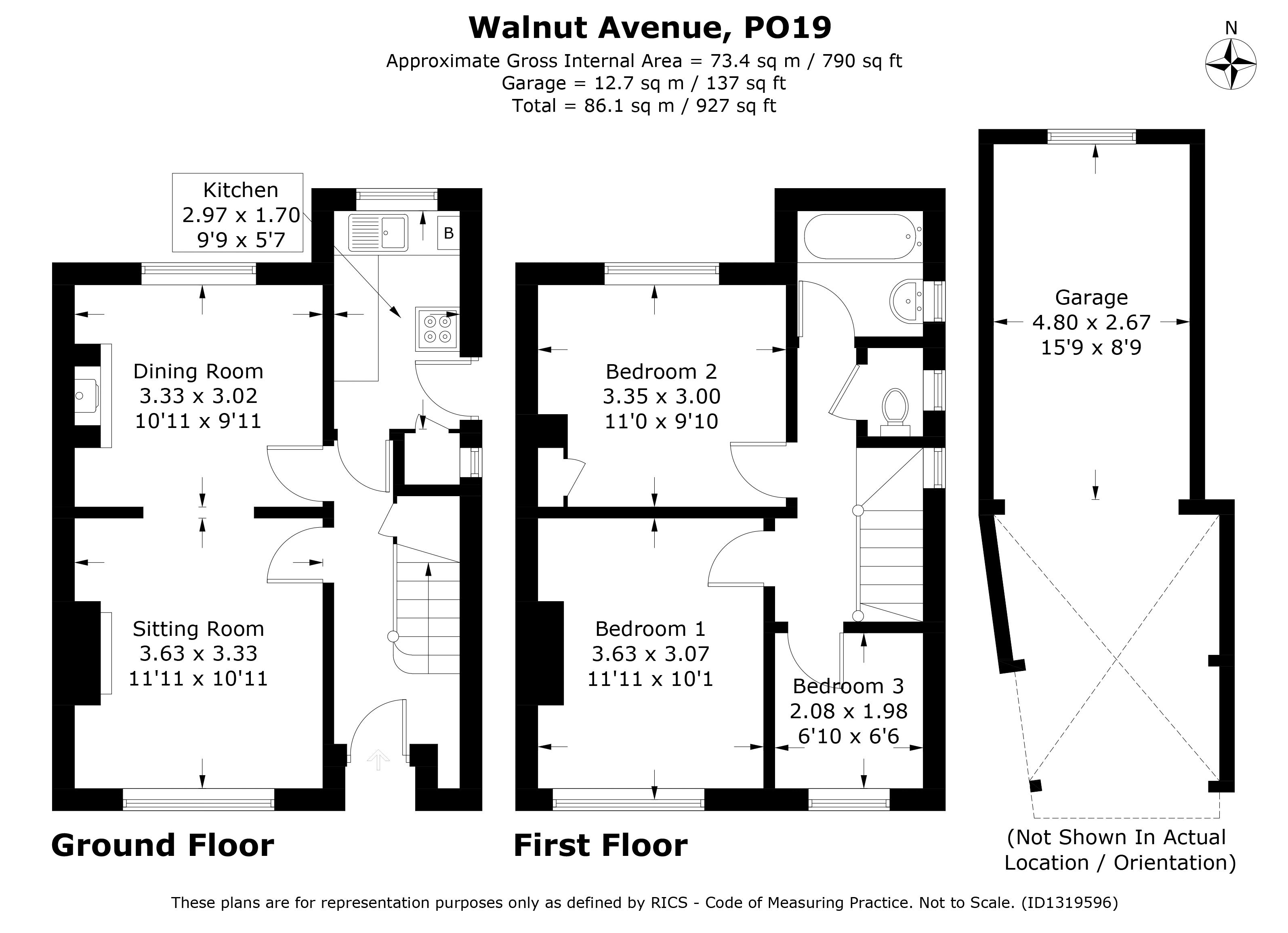 29, Walnut Avenue, Chichester floorplan